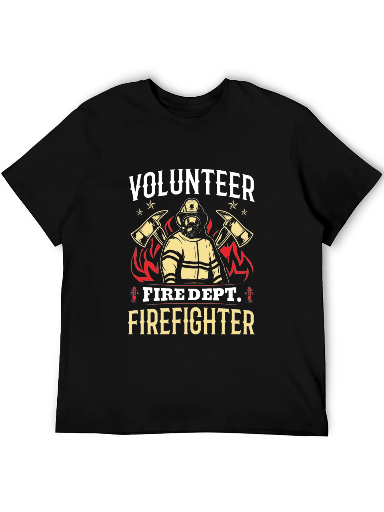 Volunteer Firefighter Graphic T-Shirt