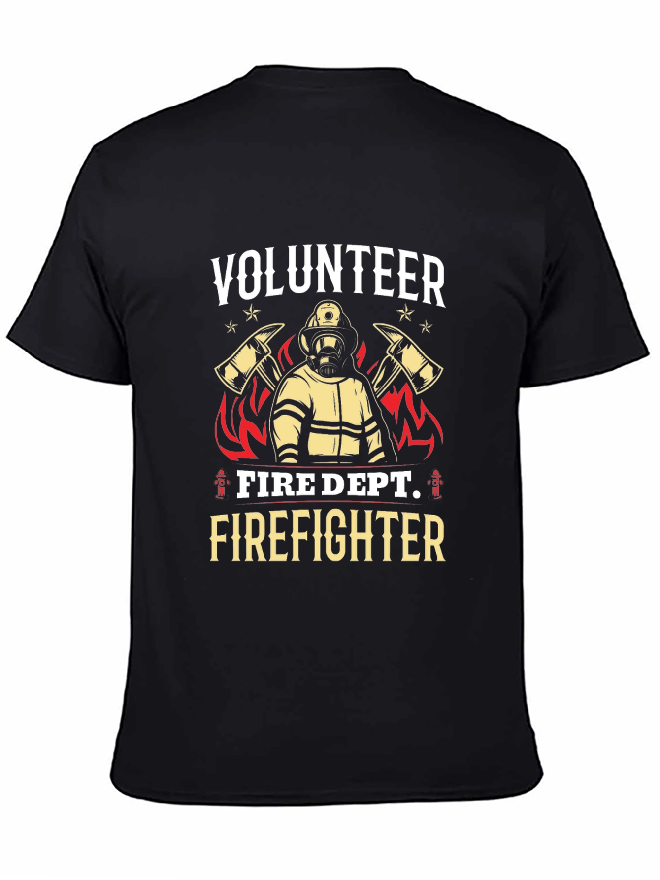 Volunteer Firefighter Graphic T-Shirt