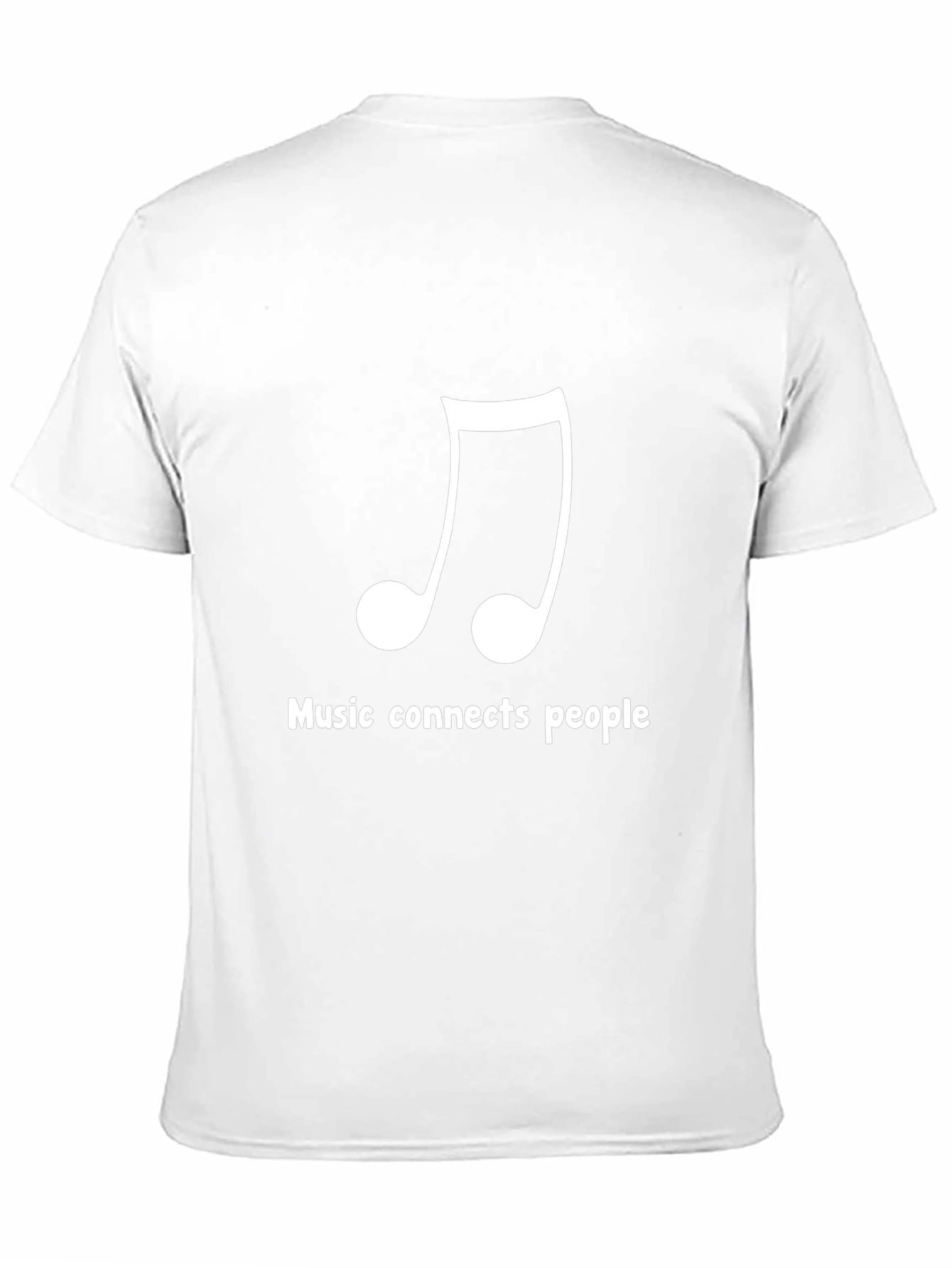 Music Connects People Black T-Shirt