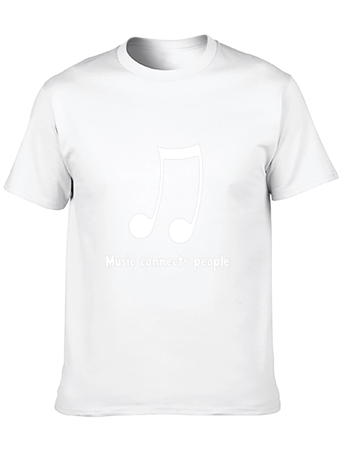 Music Connects People Black T-Shirt