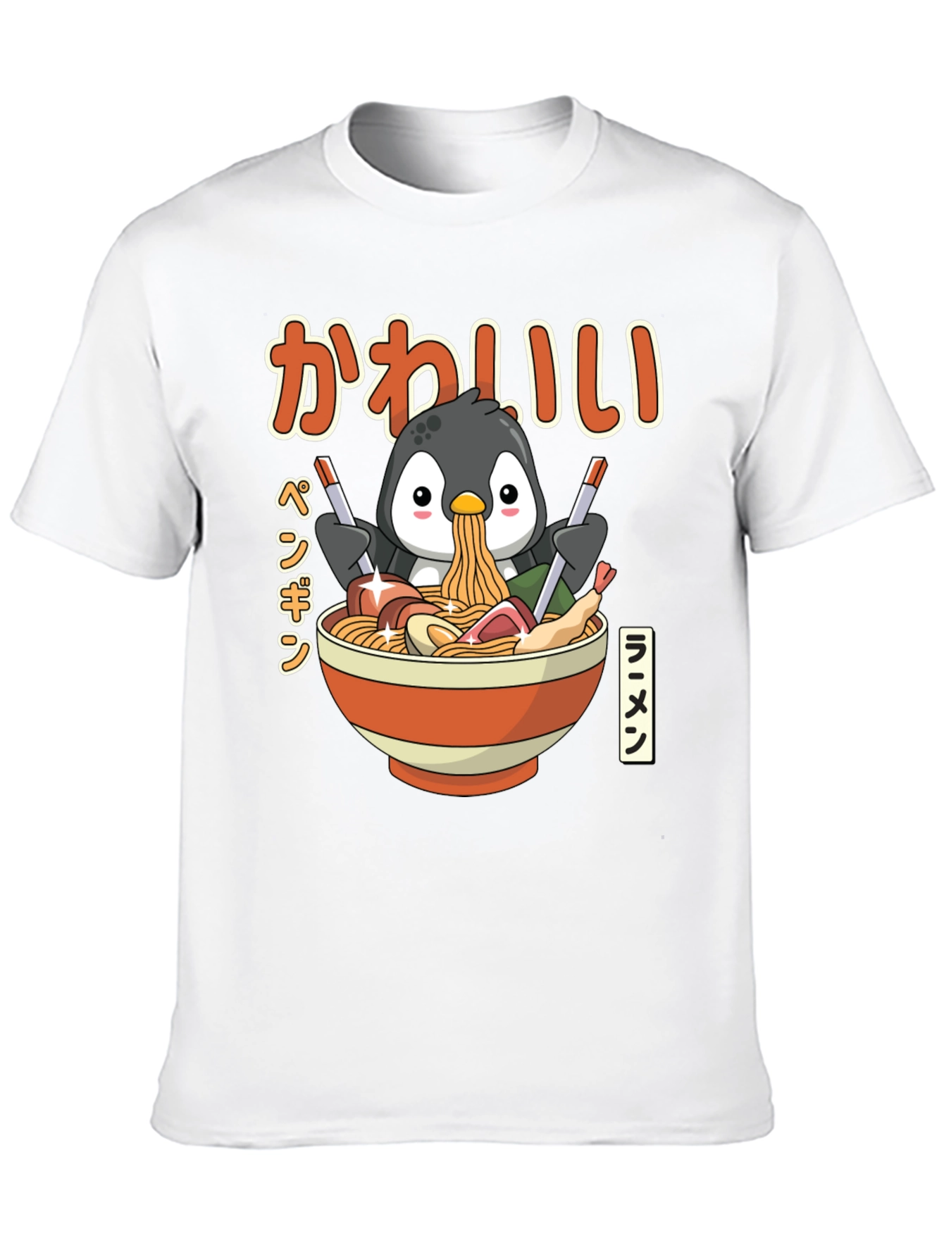Kawaii Penguin Ramen T-Shirt