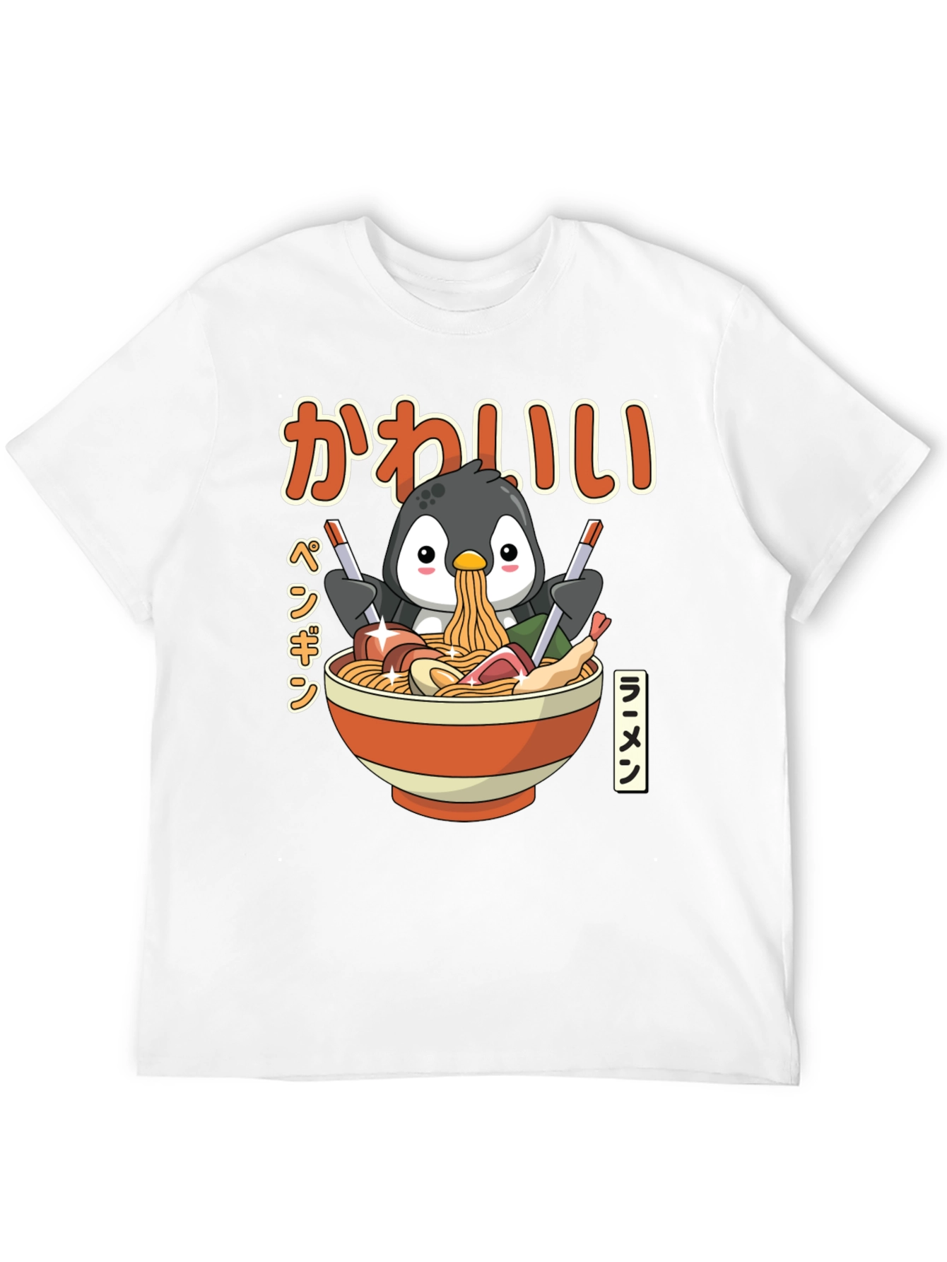Kawaii Penguin Ramen T-Shirt