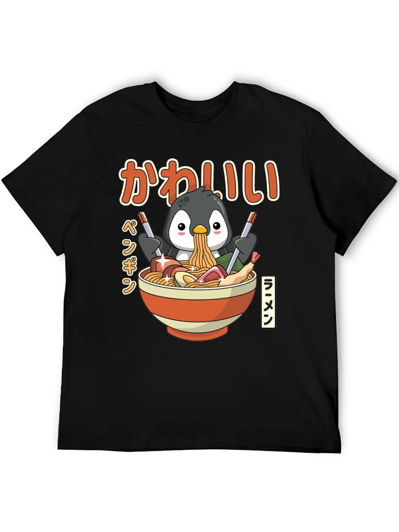 Kawaii Penguin Ramen T-Shirt
