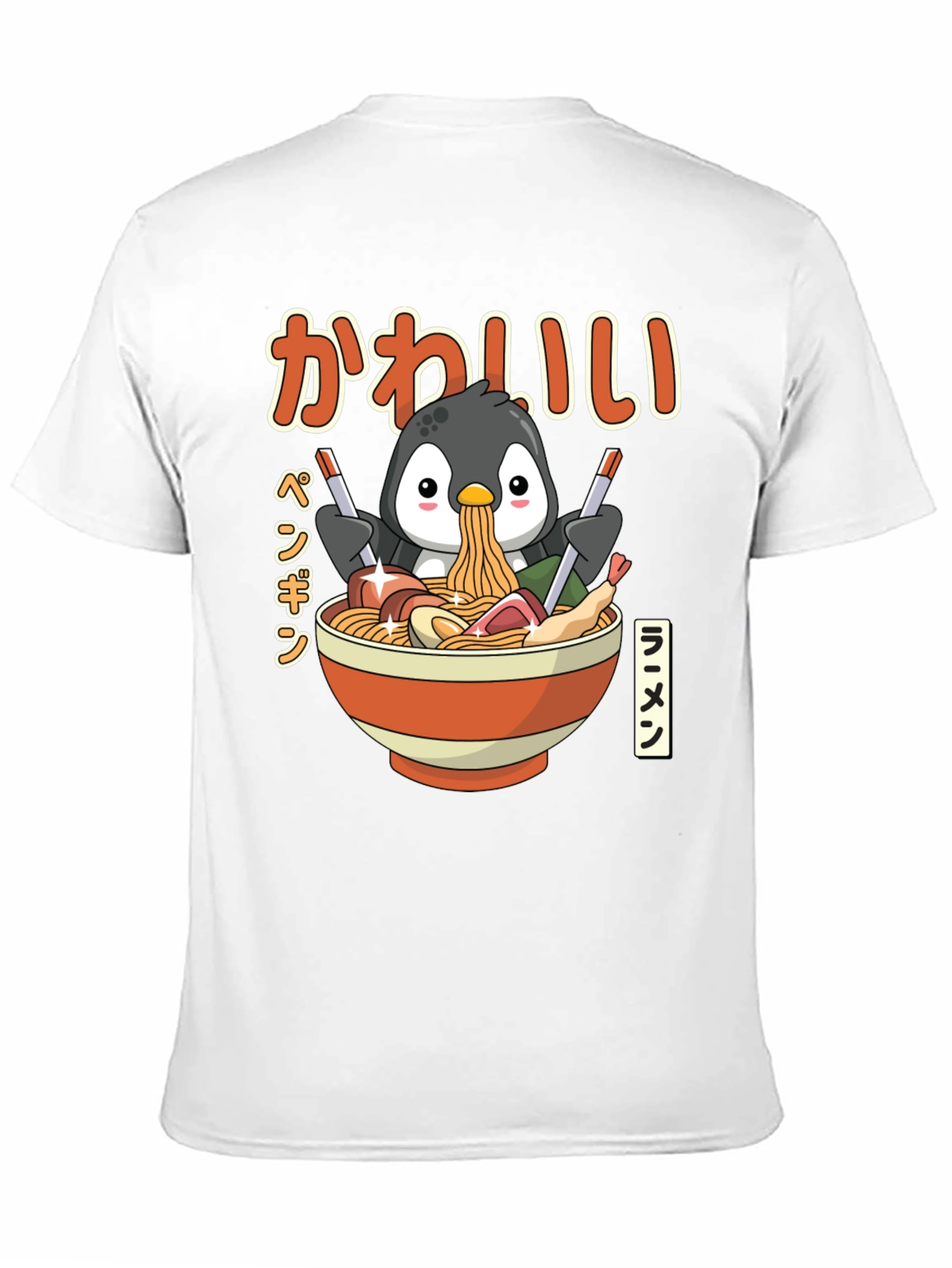 Kawaii Penguin Ramen T-Shirt