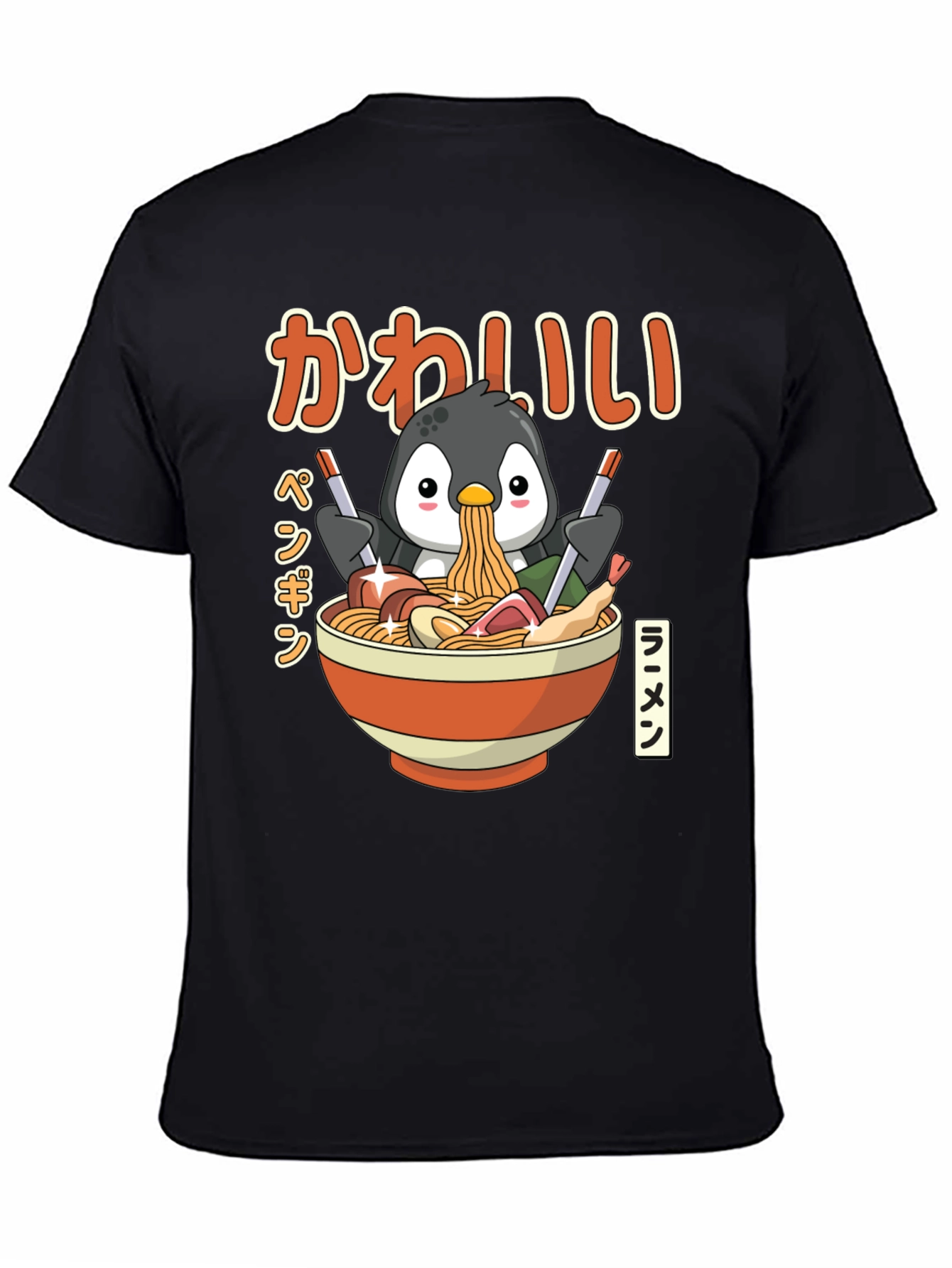 Kawaii Penguin Ramen T-Shirt