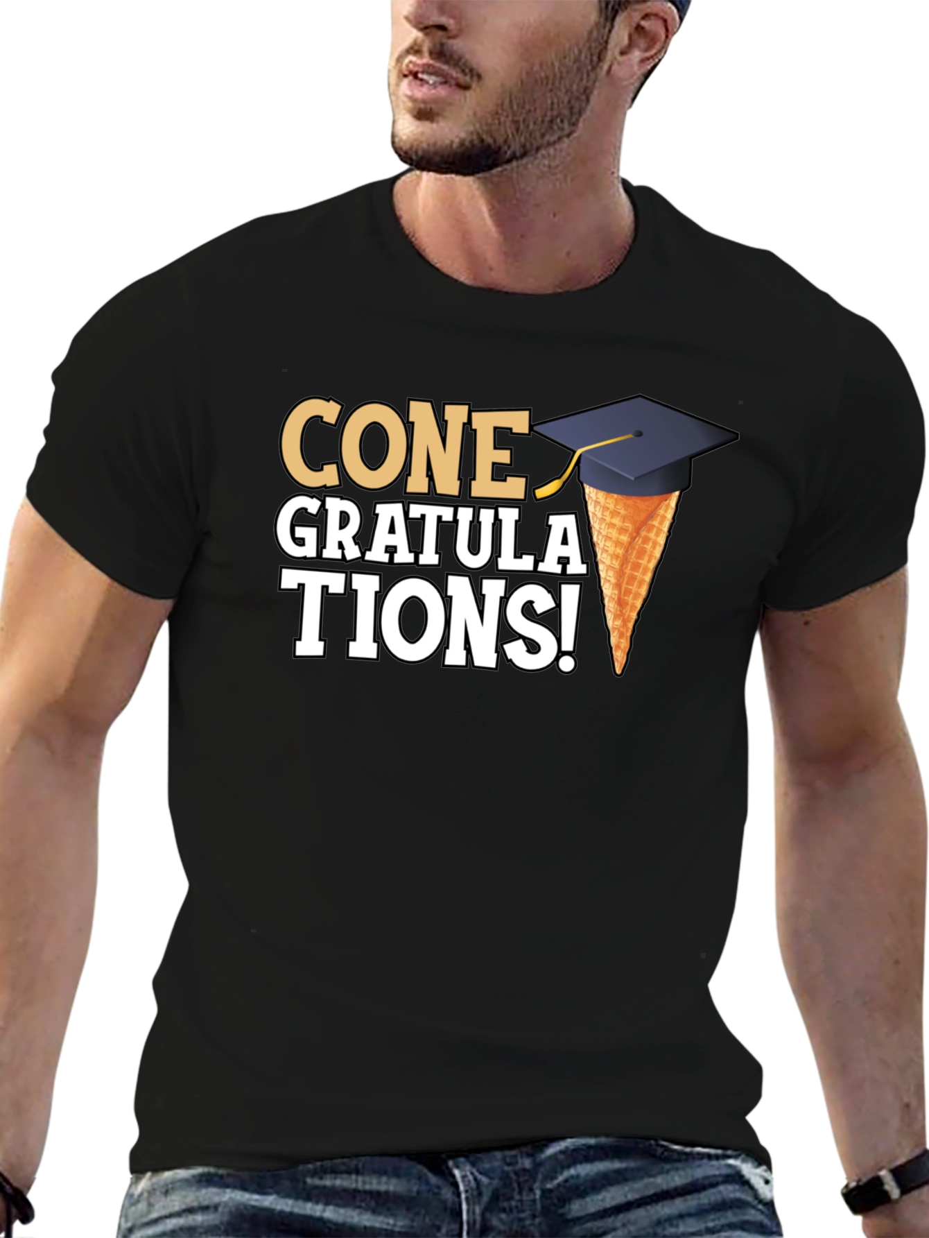 Cone Gratulations T-Shirt Graduation Gift
