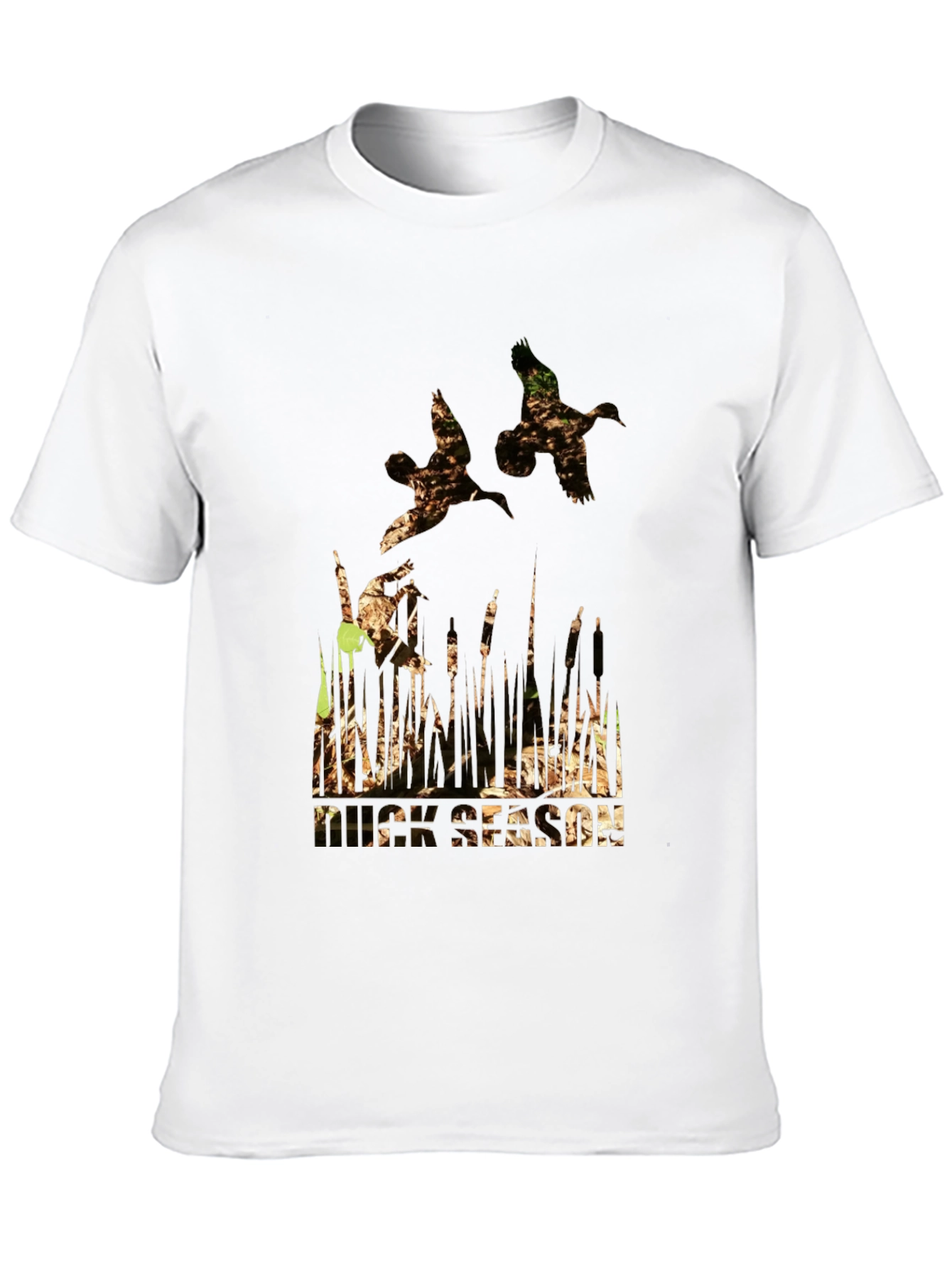 Duck Hunting Season Graphic Tee - Mens Black T-Shirt