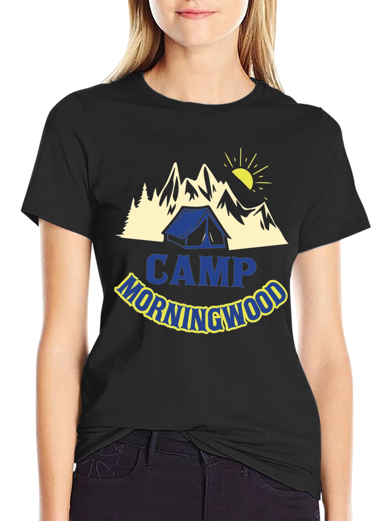 Camp Morningwood T-Shirt - Camping Adventure Tee