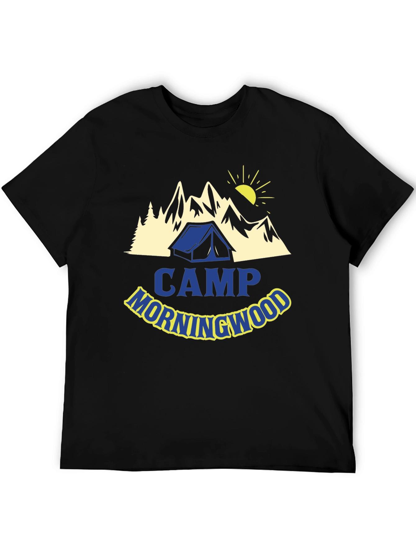 Camp Morningwood T-Shirt - Camping Adventure Tee