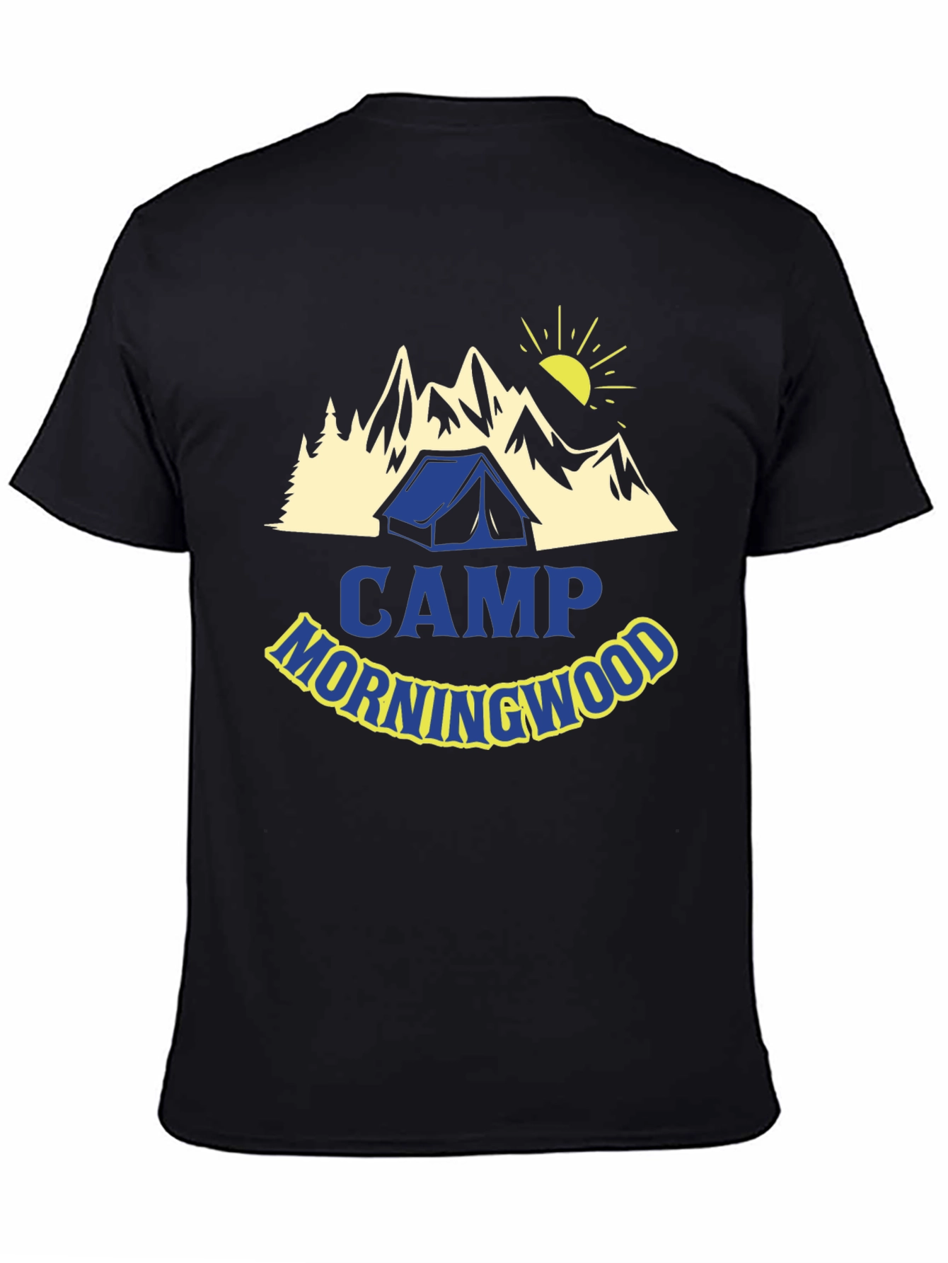 Camp Morningwood T-Shirt - Camping Adventure Tee