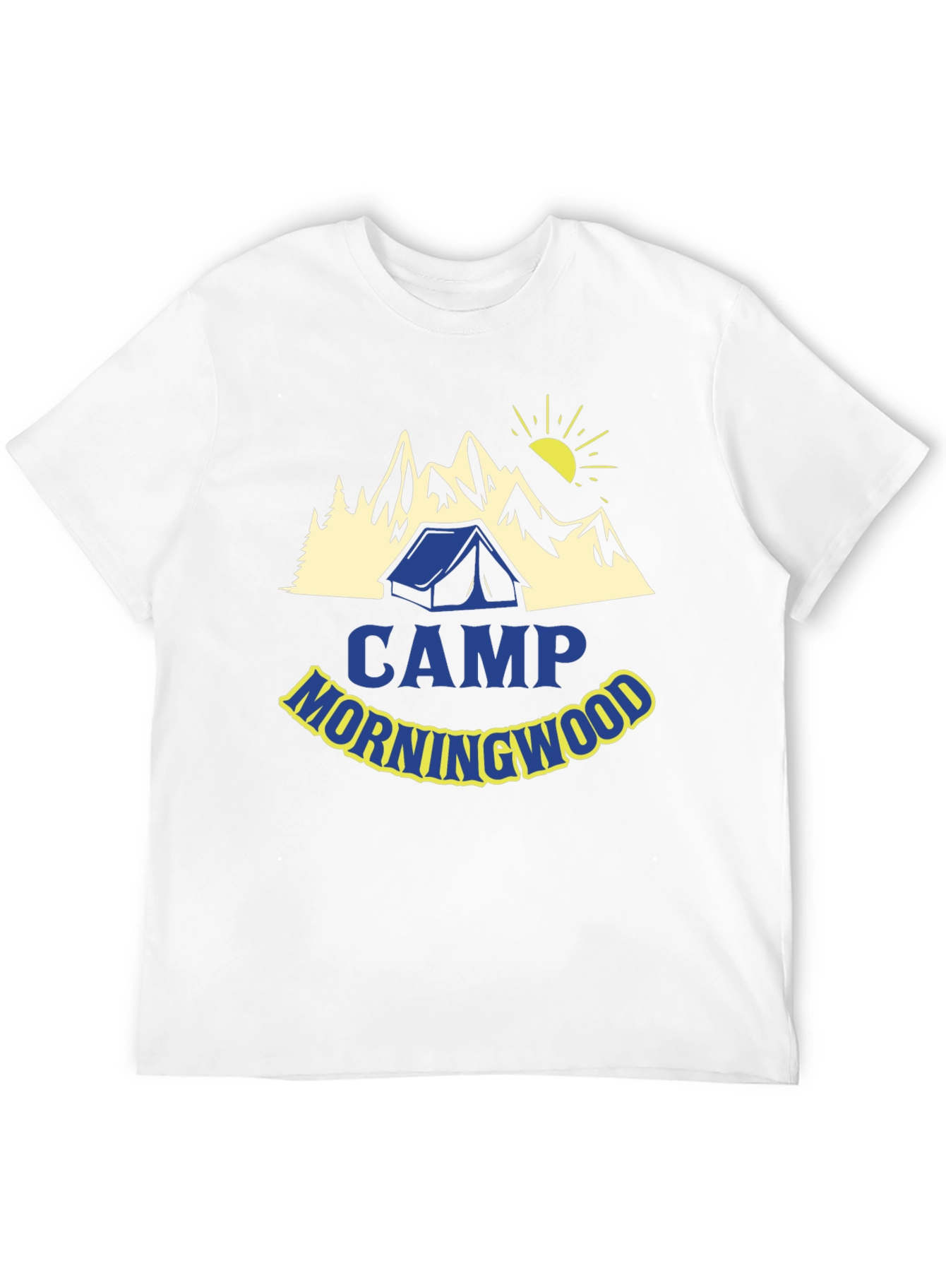 Camp Morningwood T-Shirt - Camping Adventure Tee