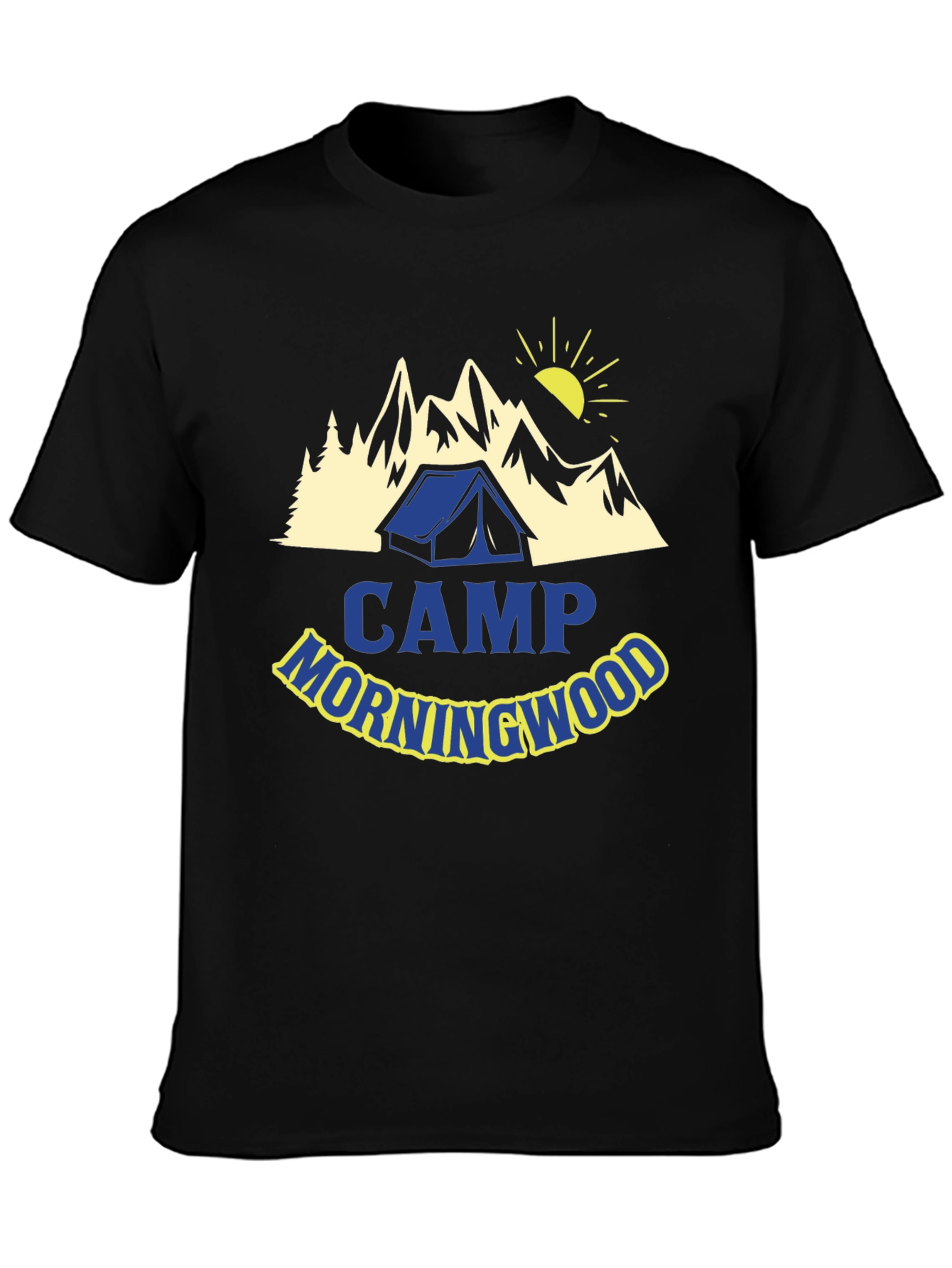 Camp Morningwood T-Shirt - Camping Adventure Tee