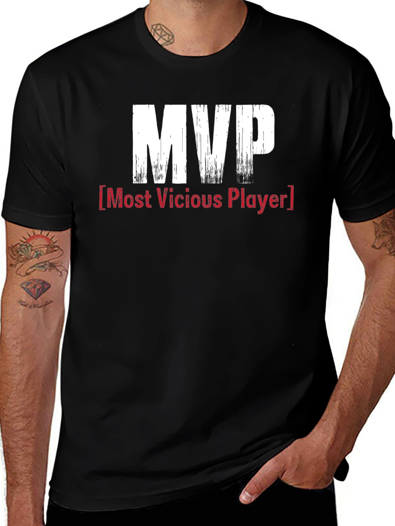 MVP: Most Vicious Player T-Shirt - Black Graphic Tee
