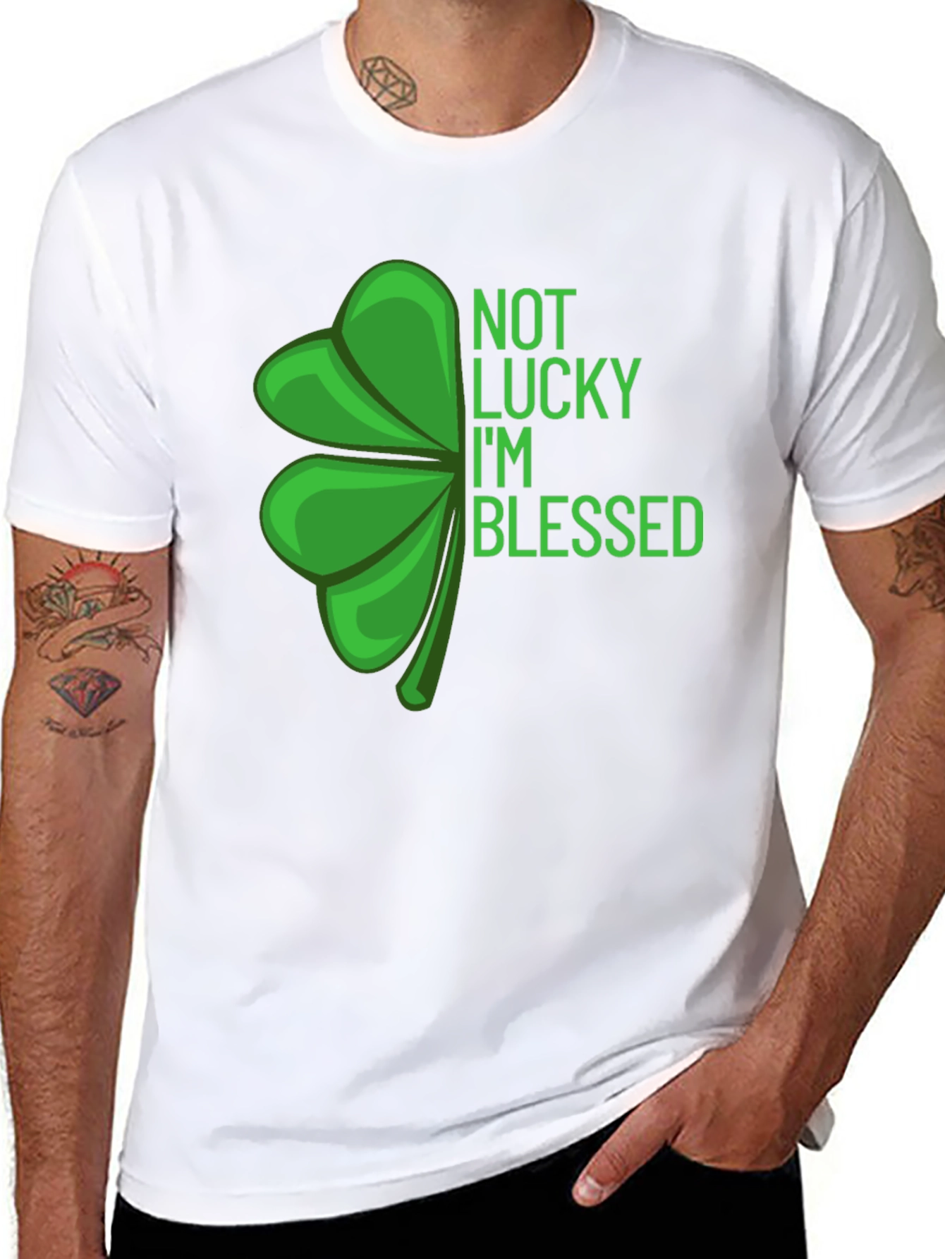 Blessed Clover St. Patricks Day Graphic Tee