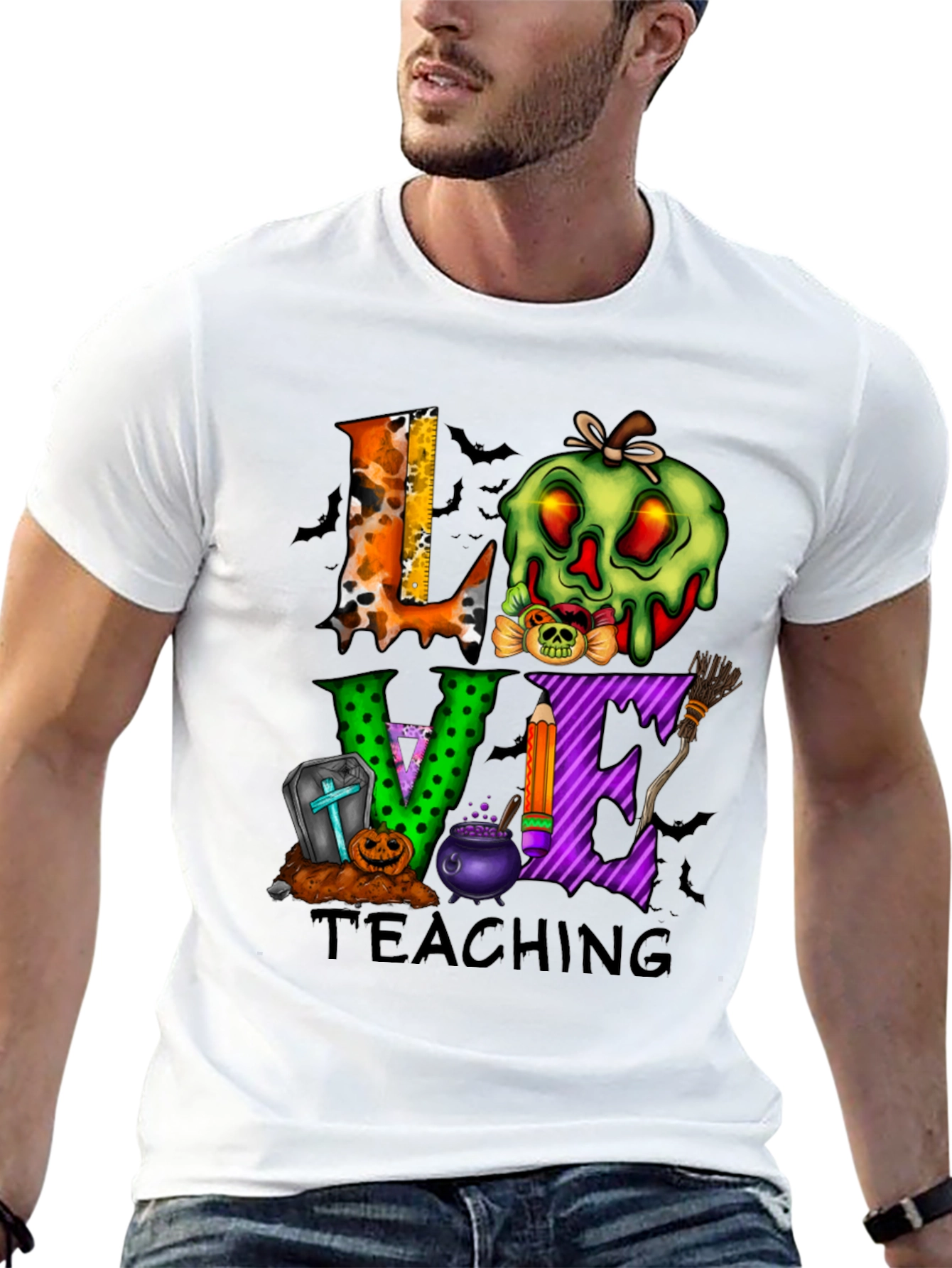 Love Teaching Halloween Graphic Tee