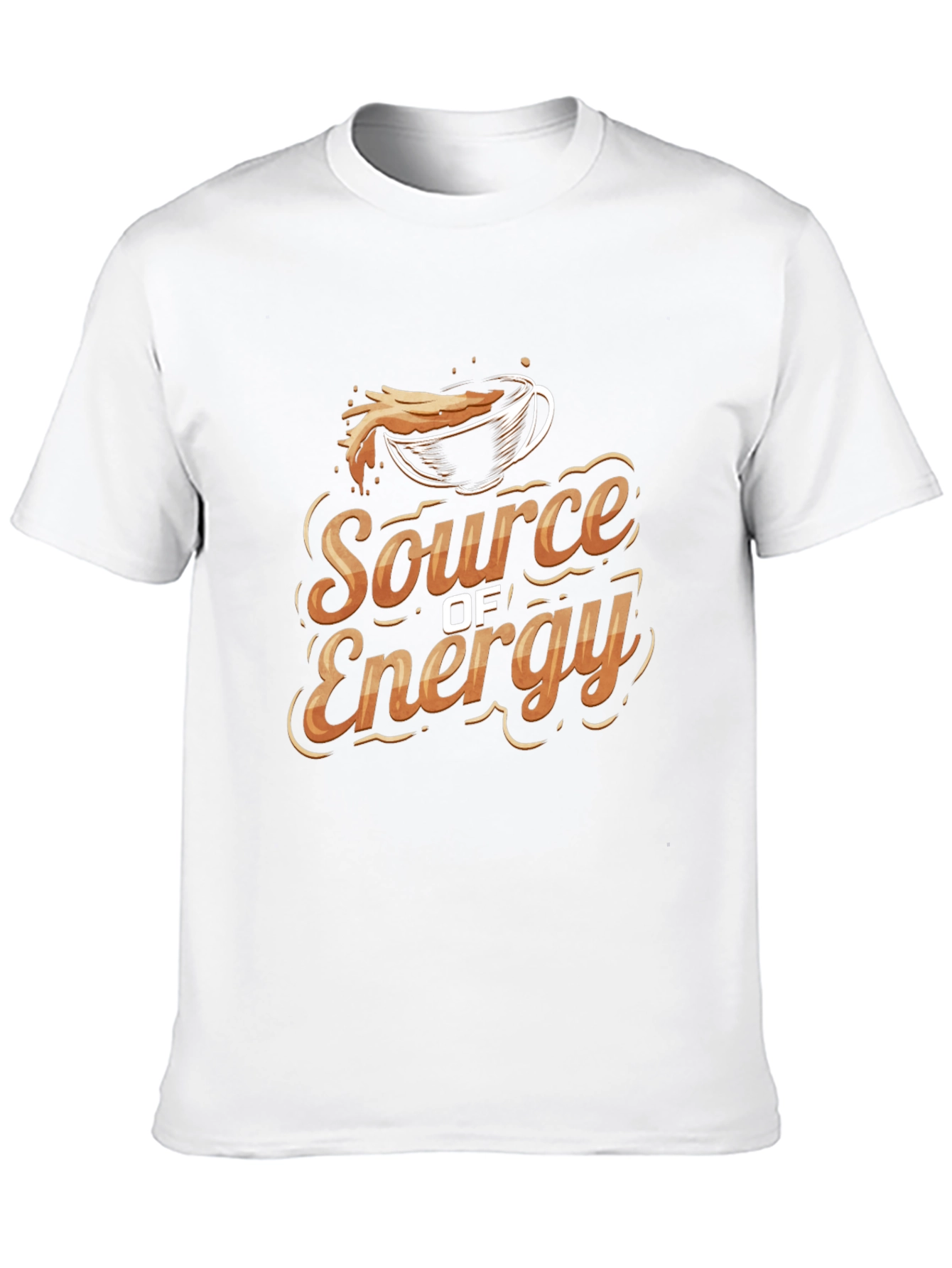 Source of Energy Coffee Graphic Tee - Black