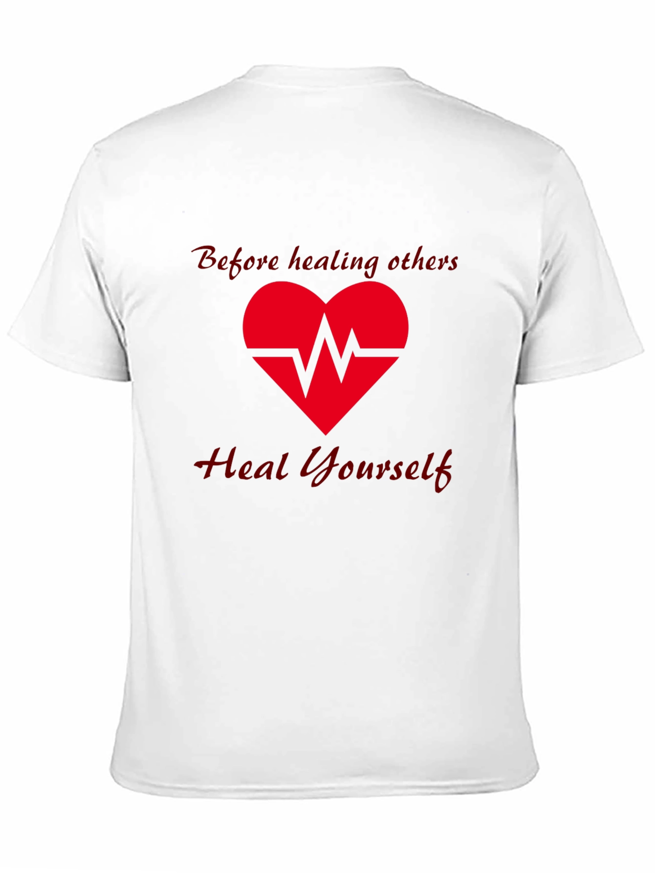 Heal Yourself Graphic Tee - Black Cotton T-Shirt