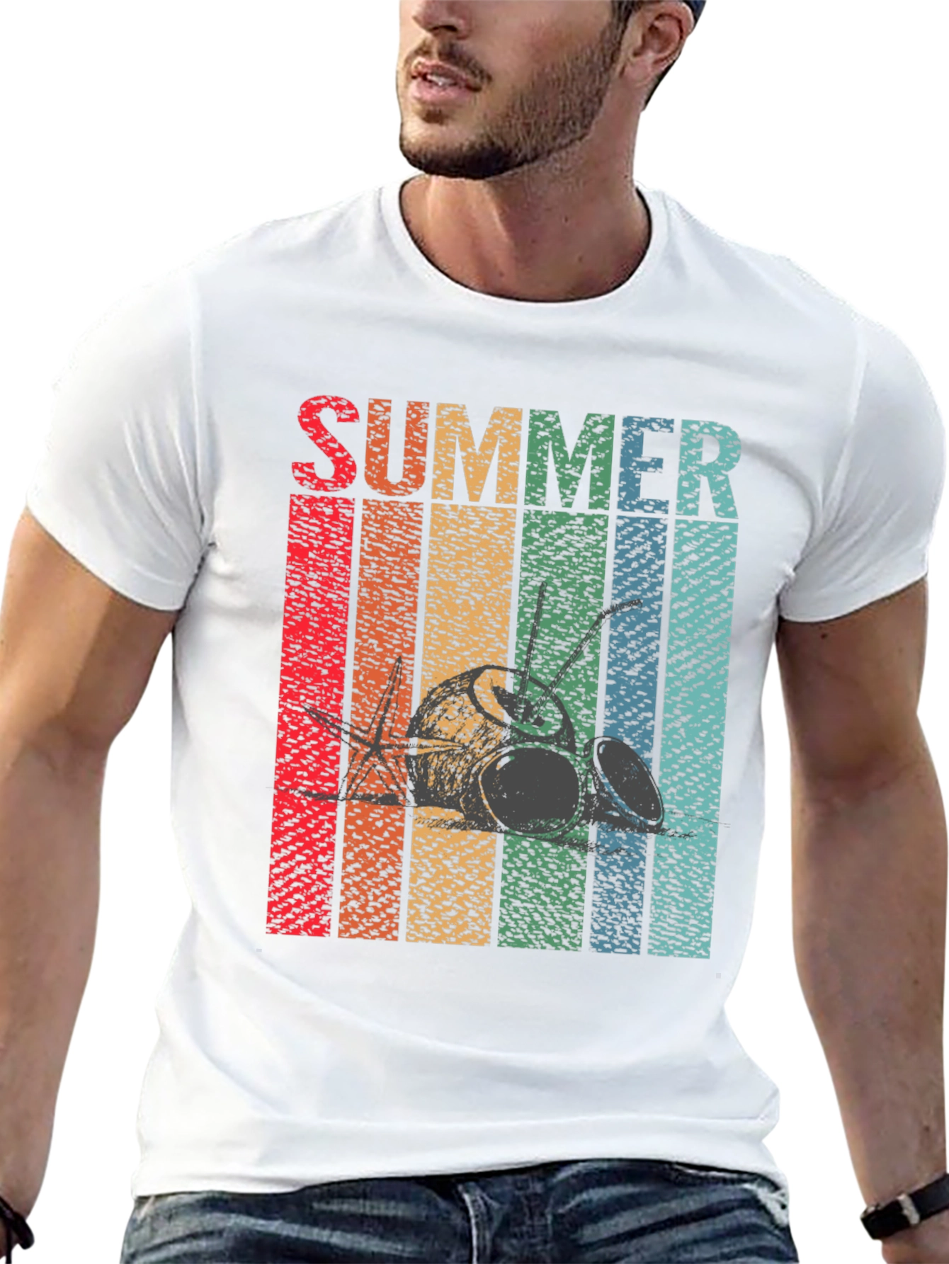 Retro Summer Drum Set T-Shirt