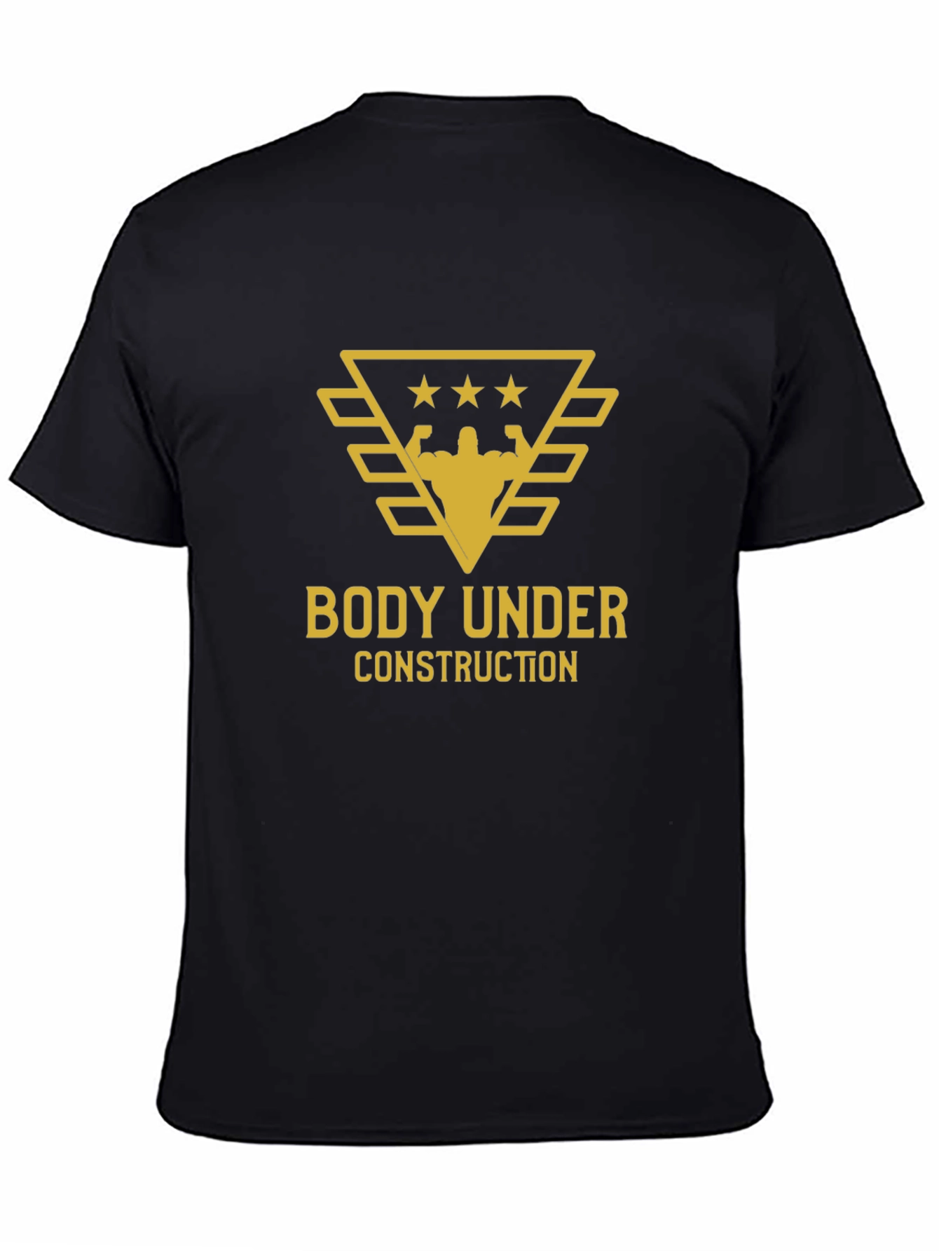 Body Under Construction Black Graphic Tee