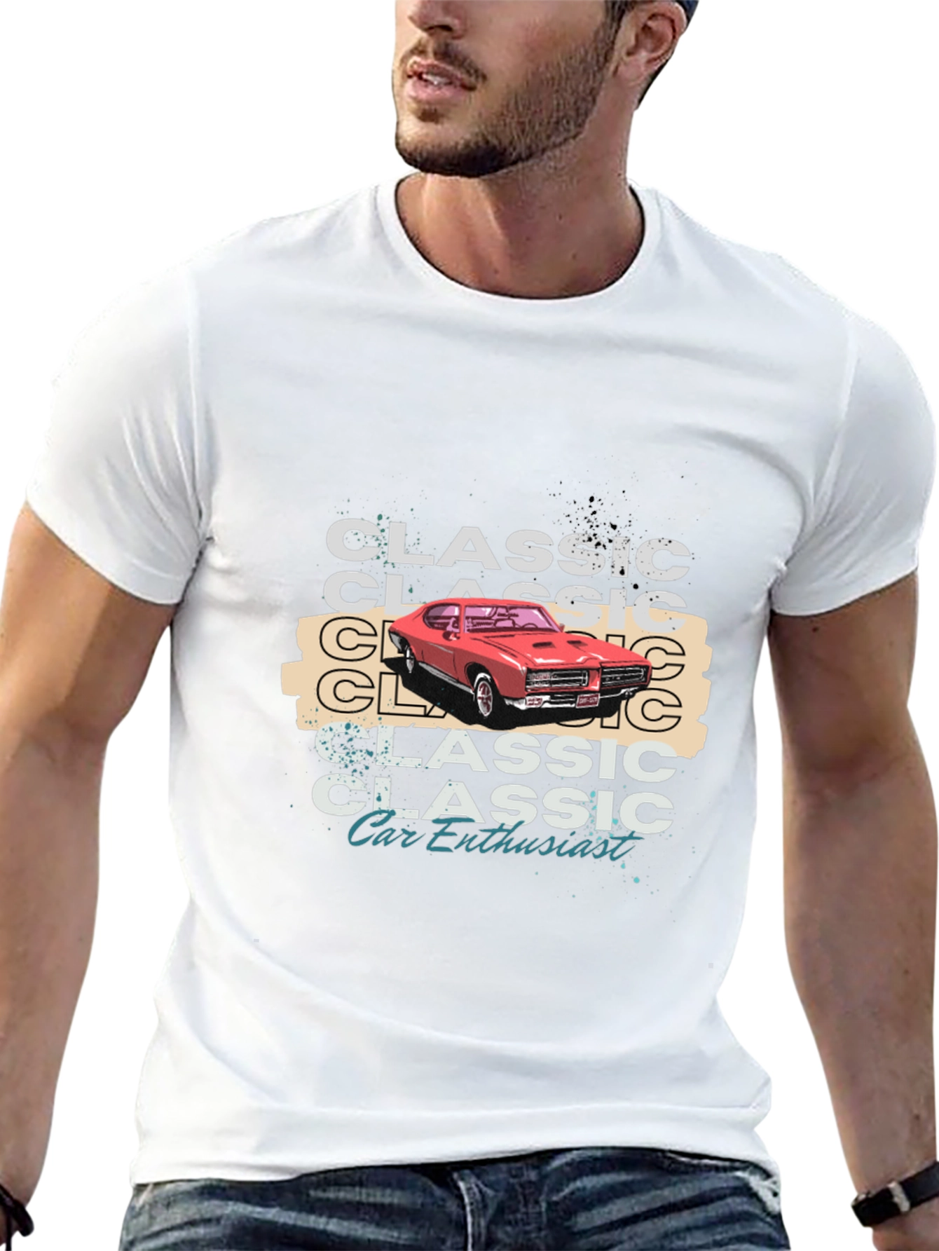 Classic Car Enthusiast Graphic Tee