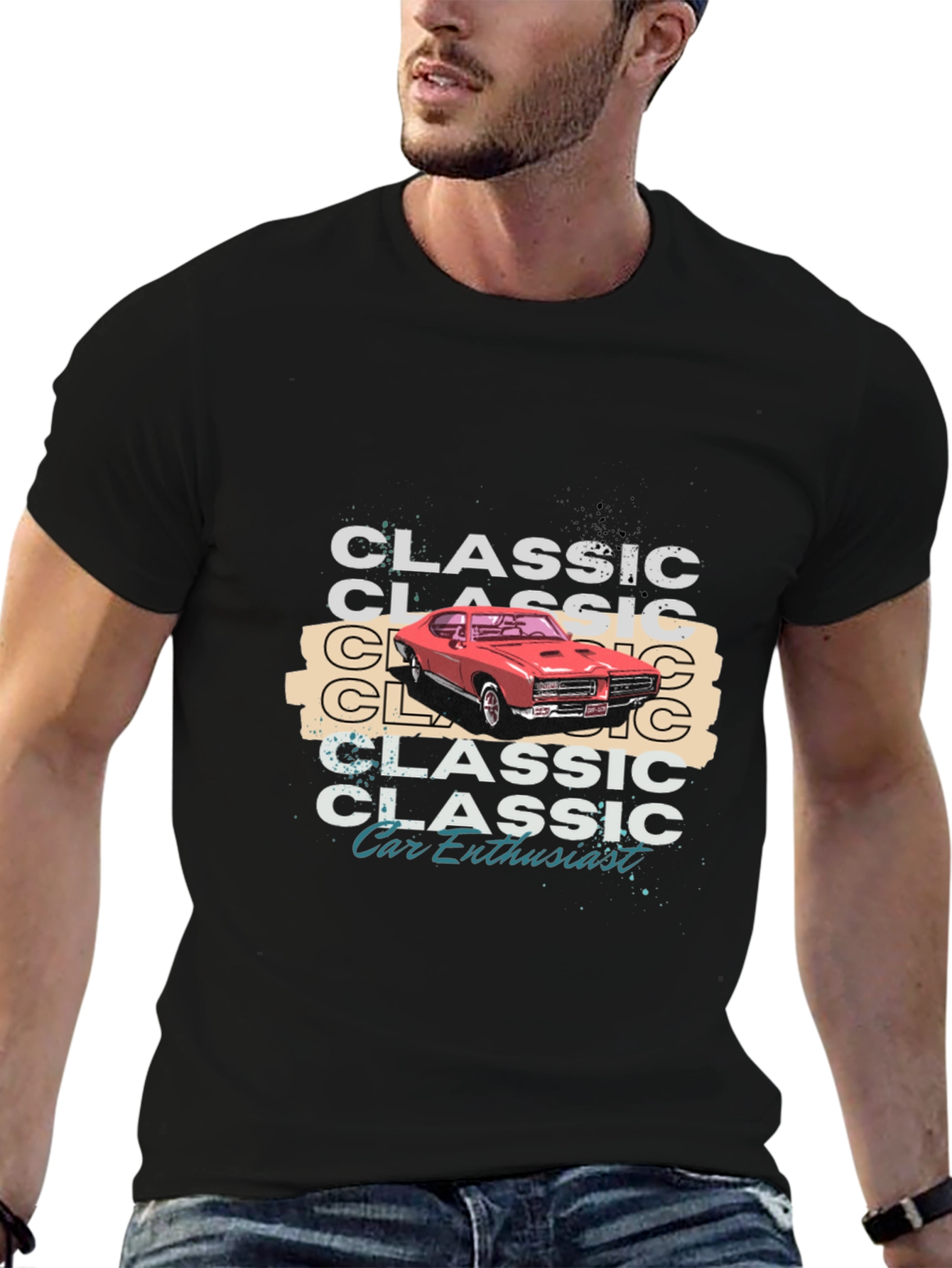 Classic Car Enthusiast Graphic Tee