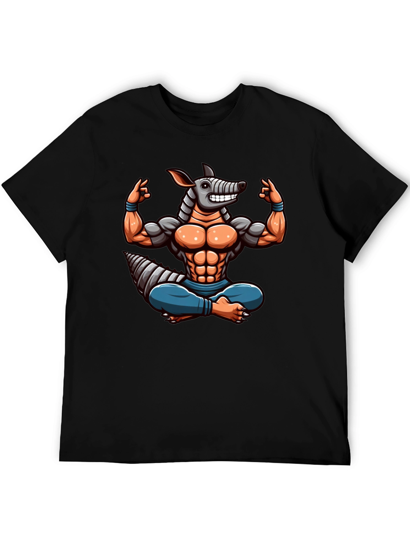 Armadillo Gym Bro T-Shirt - Workout Motivation Tee