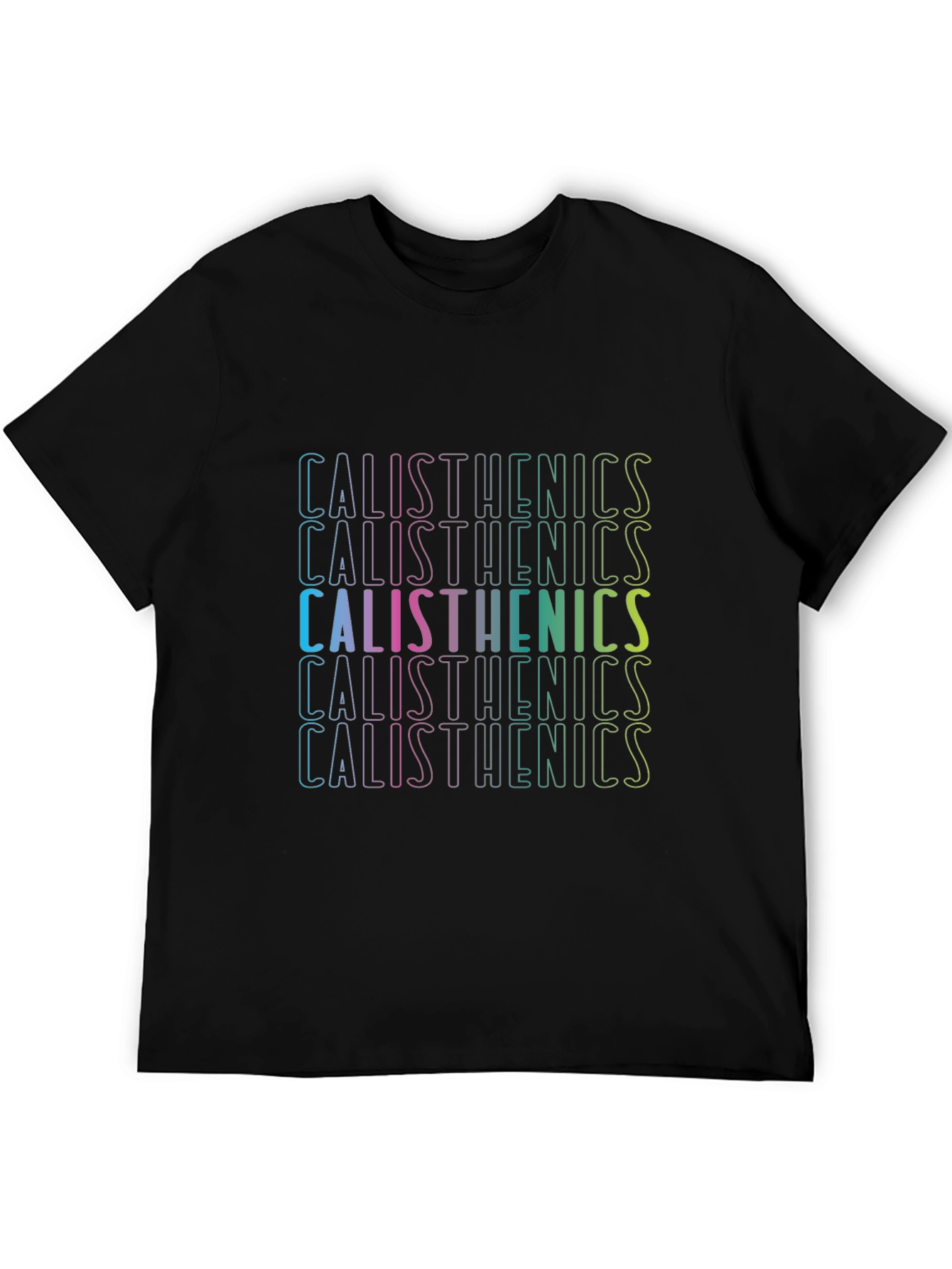 Calisthenics T-Shirt - Black Graphic Tee