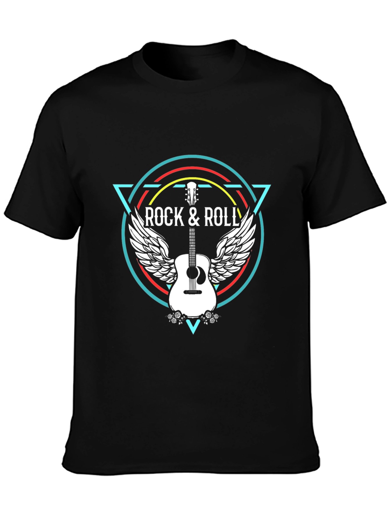 Rock & Roll Guitar Graphic T-Shirt