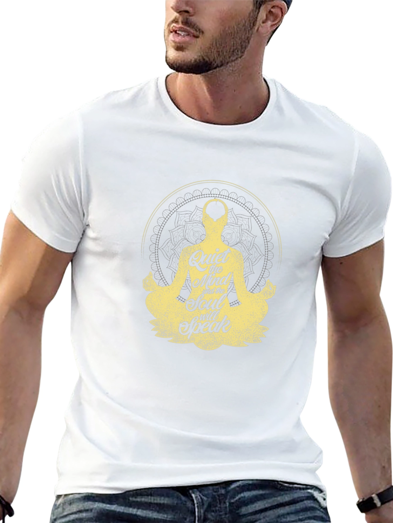 Quiet Mind Soul Speak T-Shirt - Meditative Design