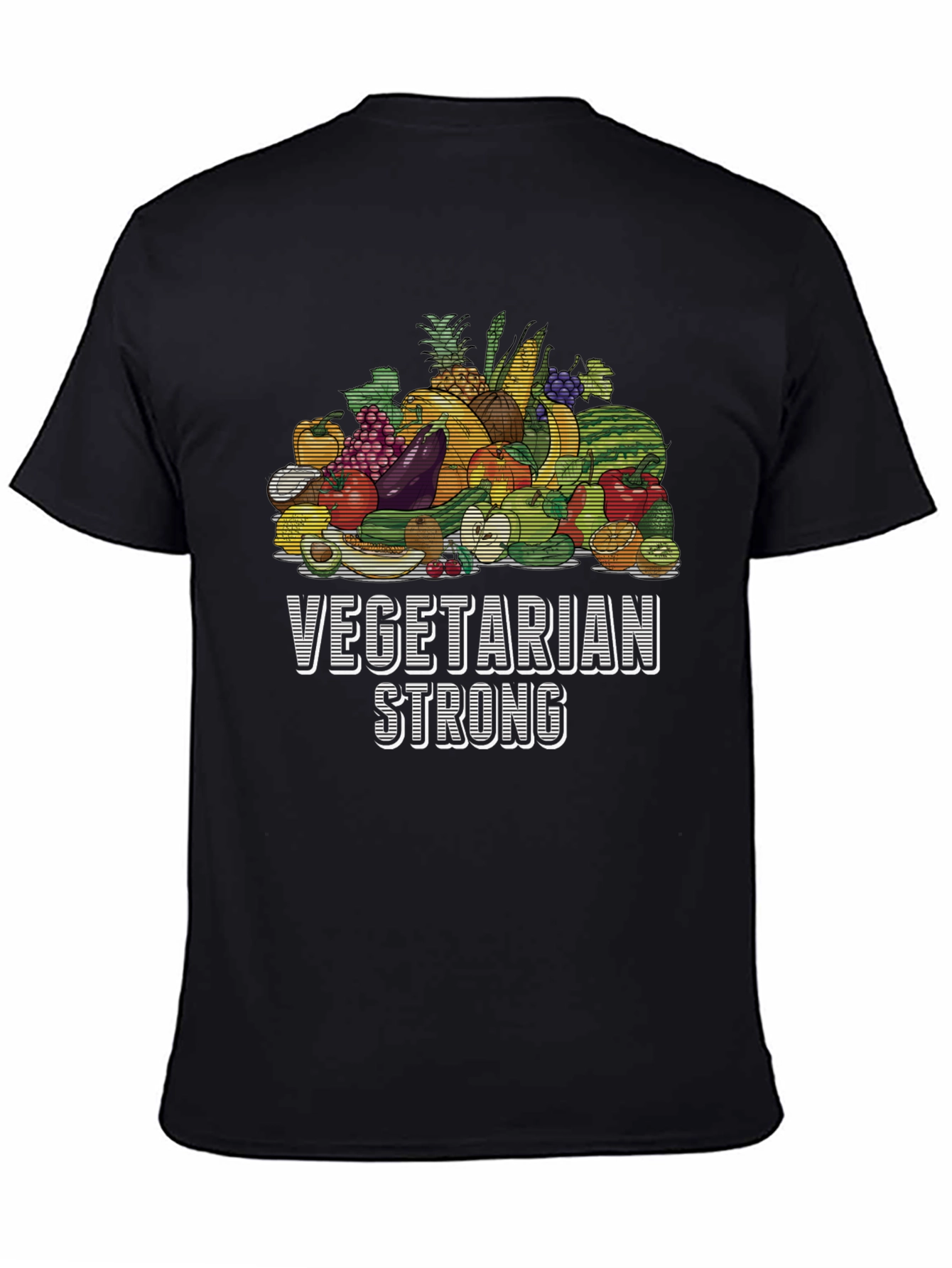 Vegetarian Strong T-Shirt - Vegan Graphic Tee