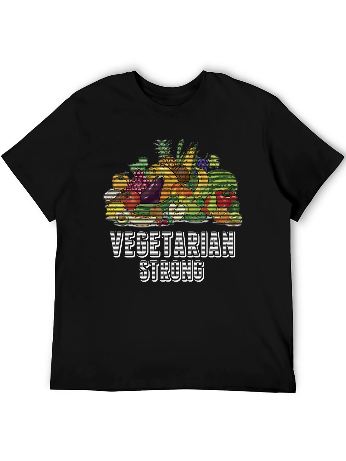 Vegetarian Strong T-Shirt - Vegan Graphic Tee