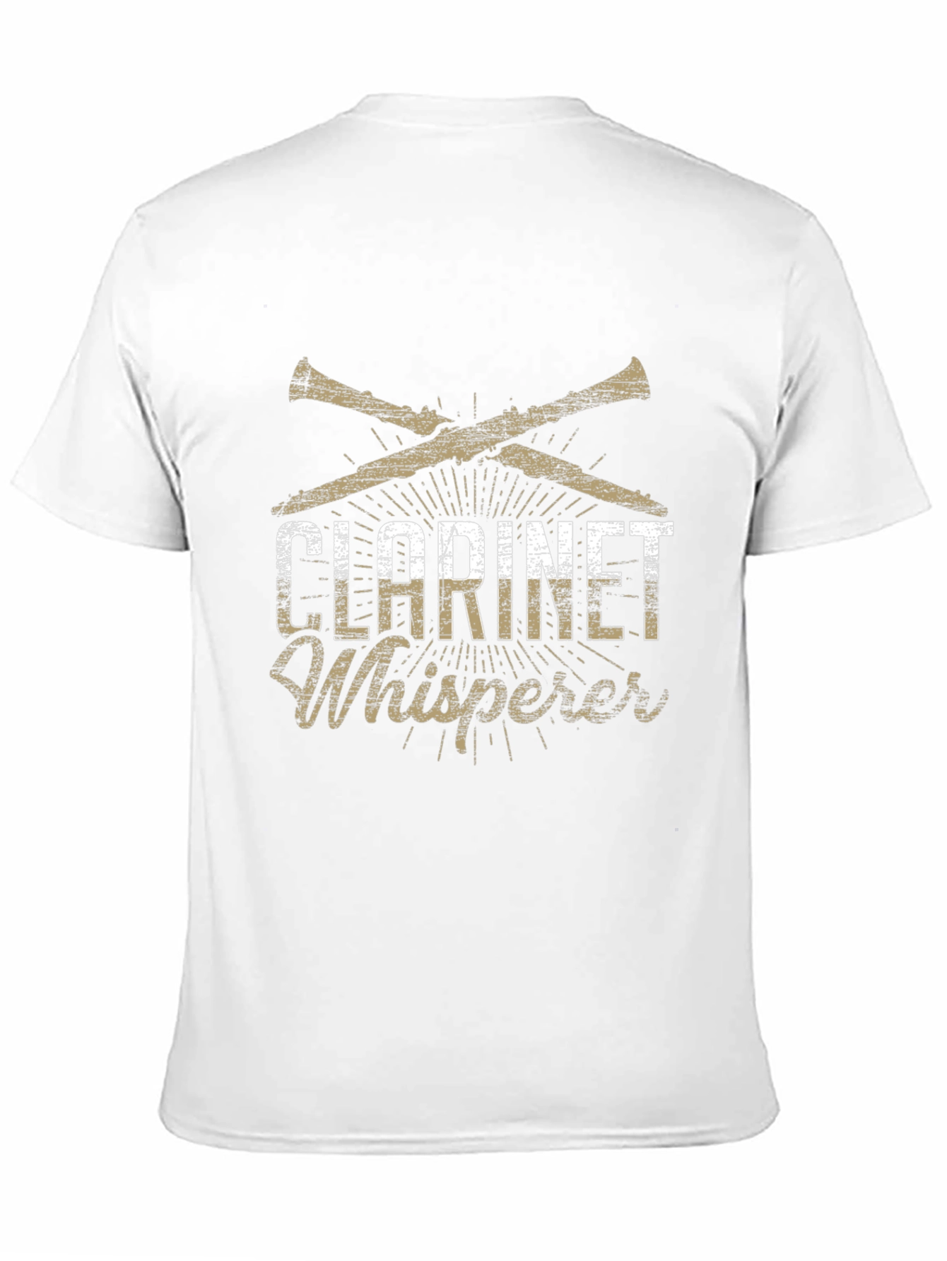 Clarinet Whisperer Black T-Shirt