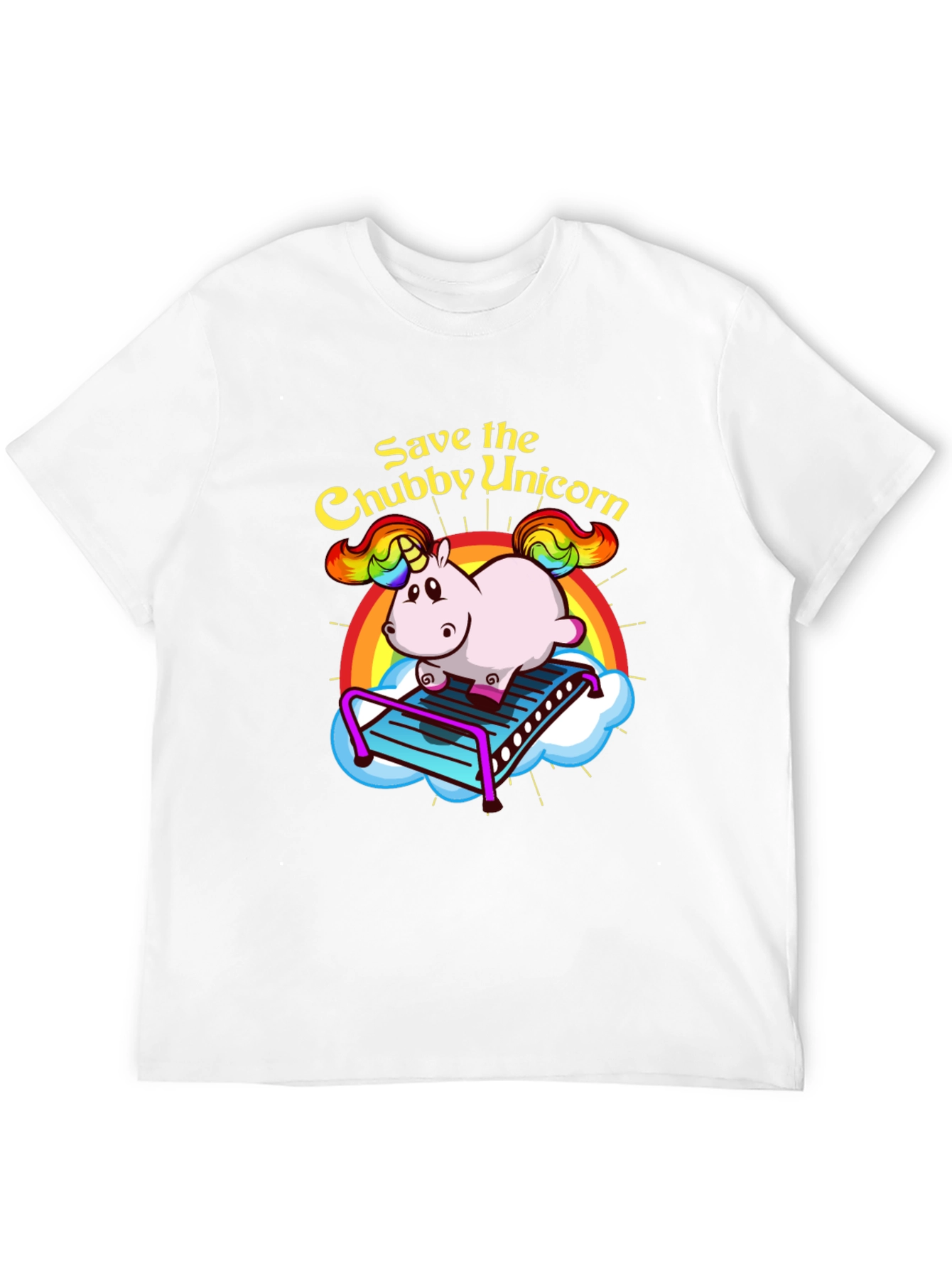 Save the Chubby Unicorn Graphic Tee