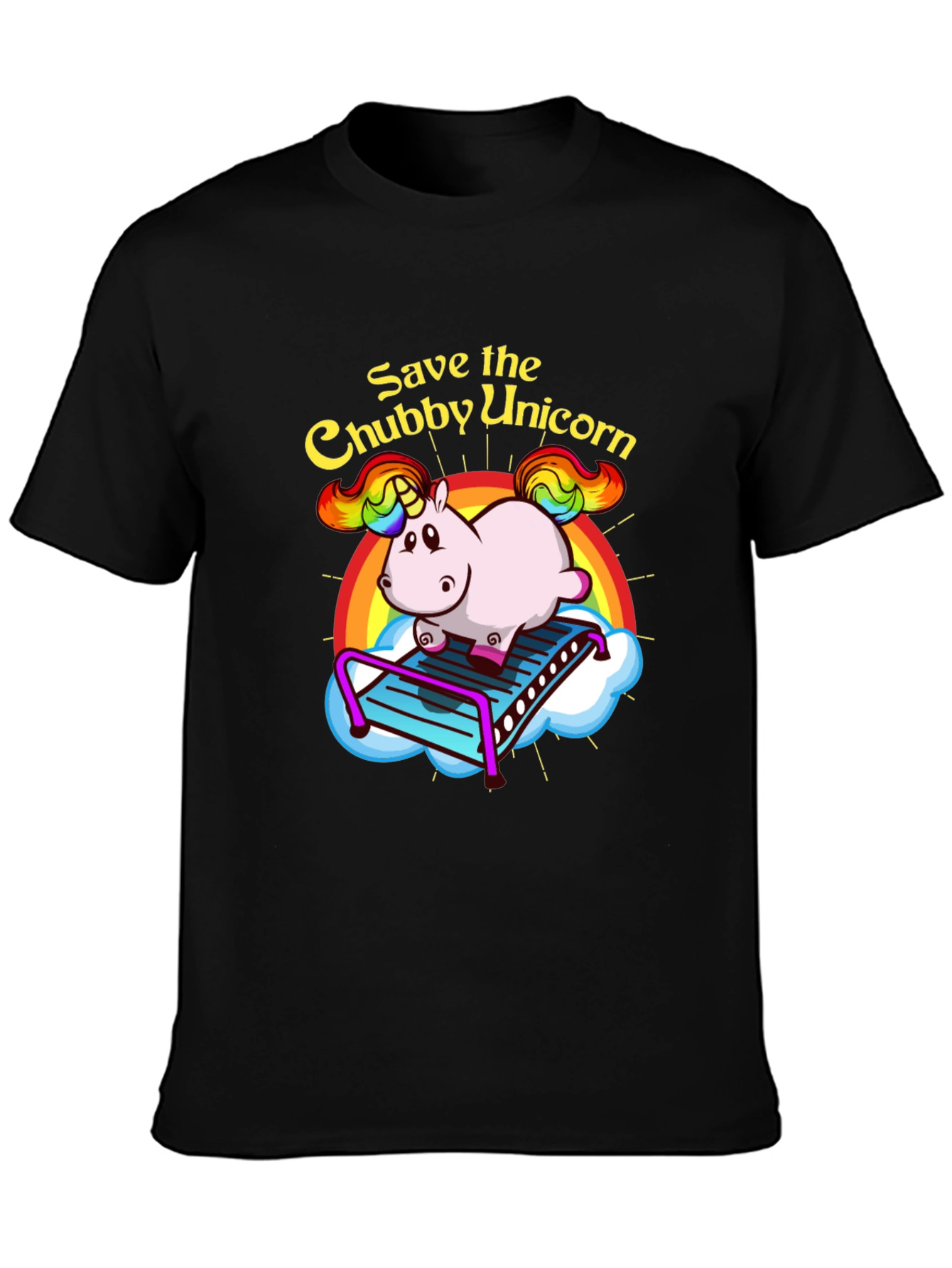 Save the Chubby Unicorn Graphic Tee