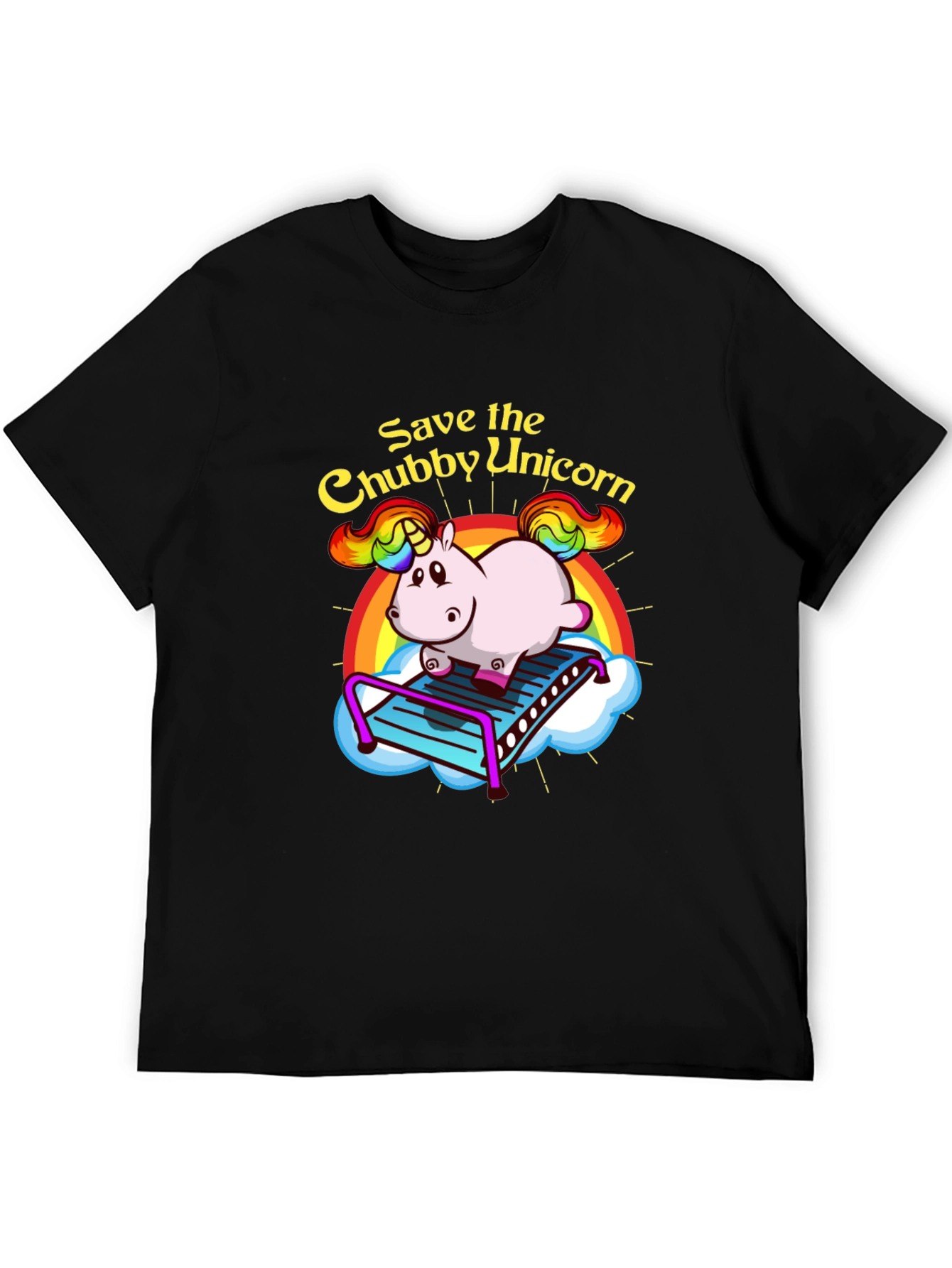 Save the Chubby Unicorn Graphic Tee