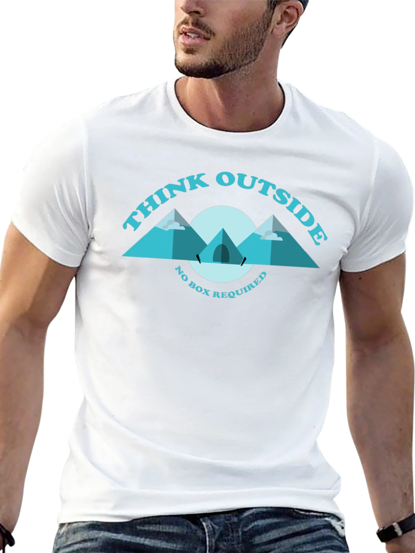 Think Outside Tee - Adventure Awaits!
