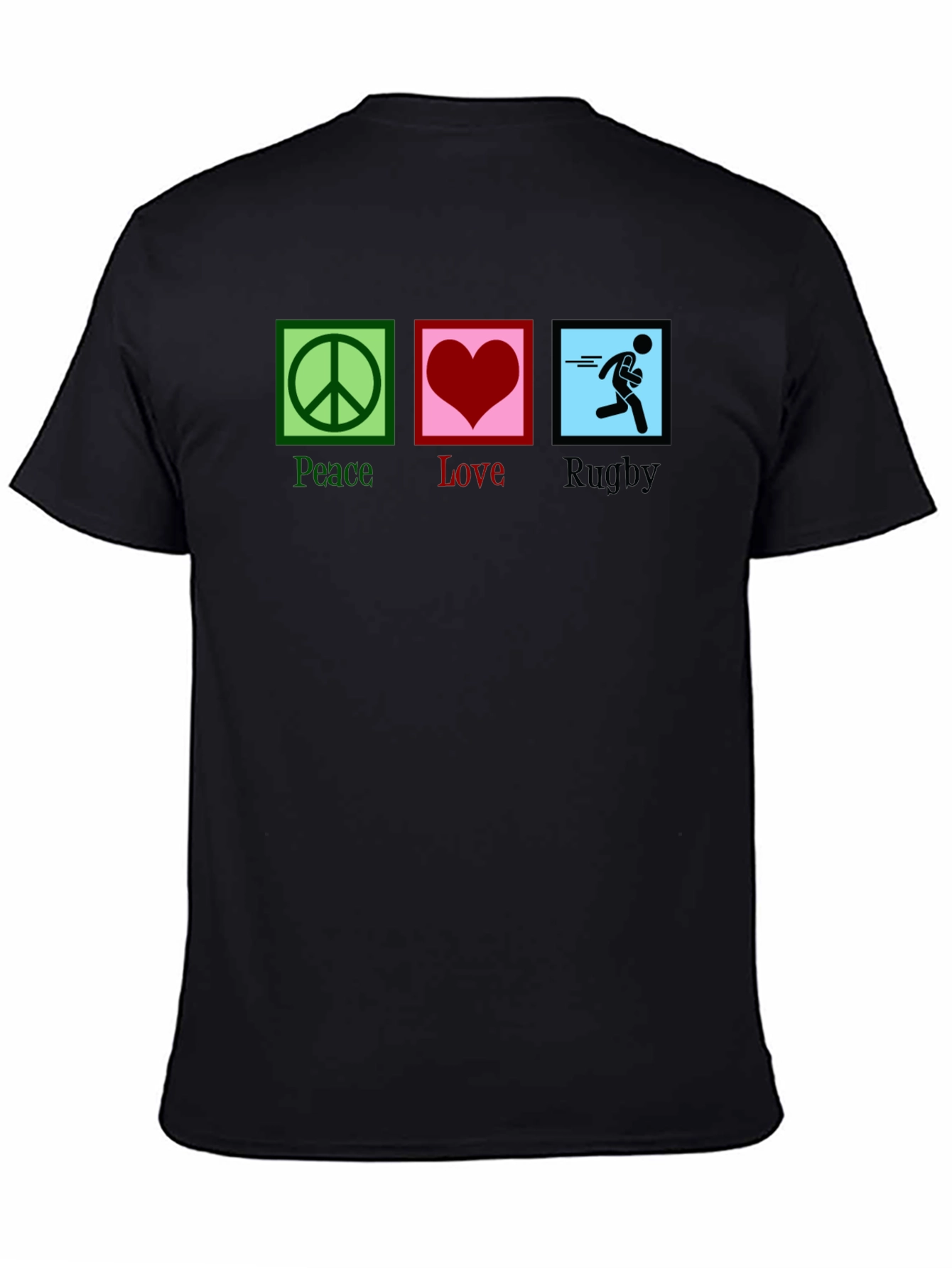 Peace Love Rugby Graphic Tee