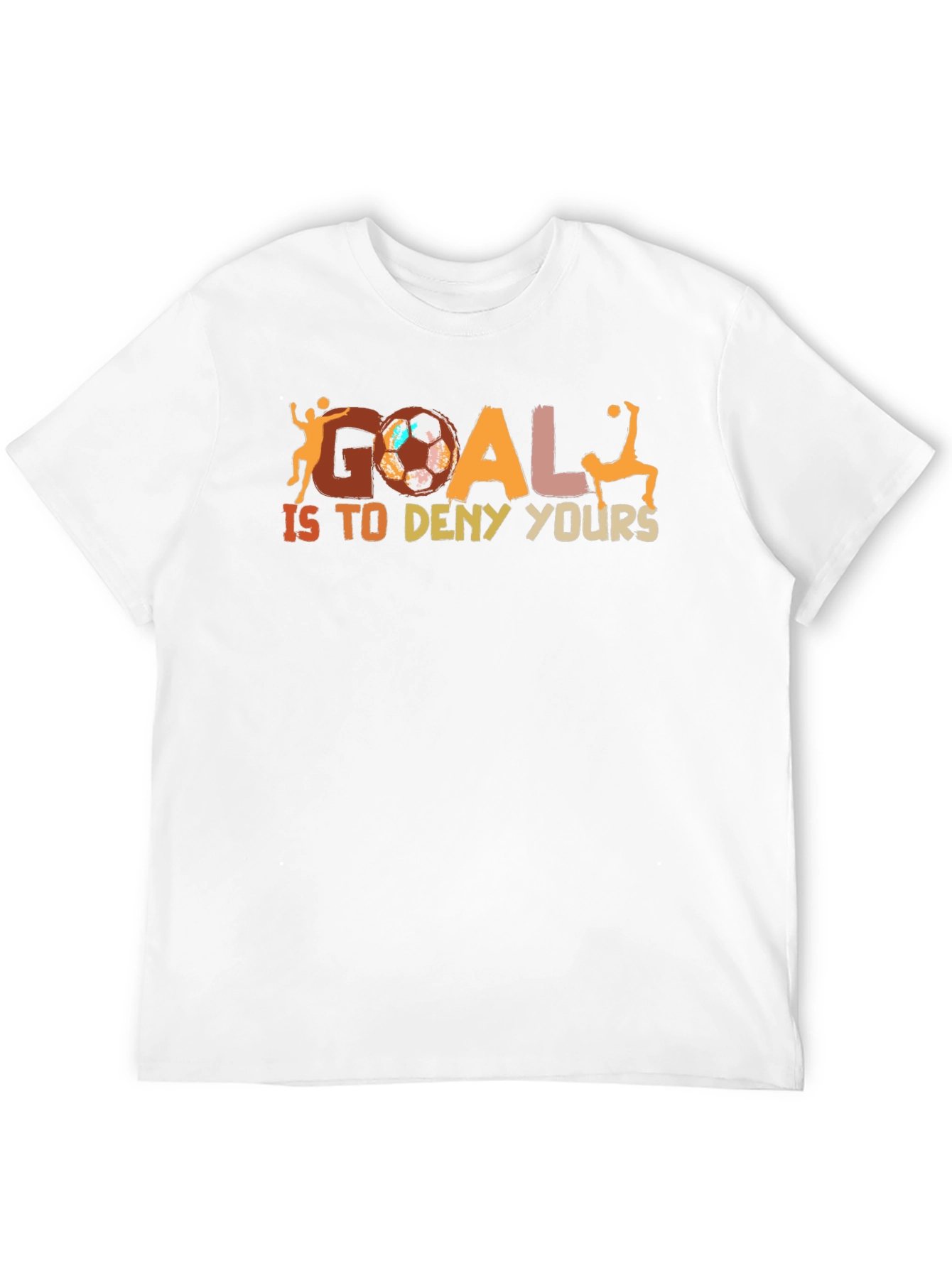 Soccer Goal Graphic T-Shirt - Casual Style
