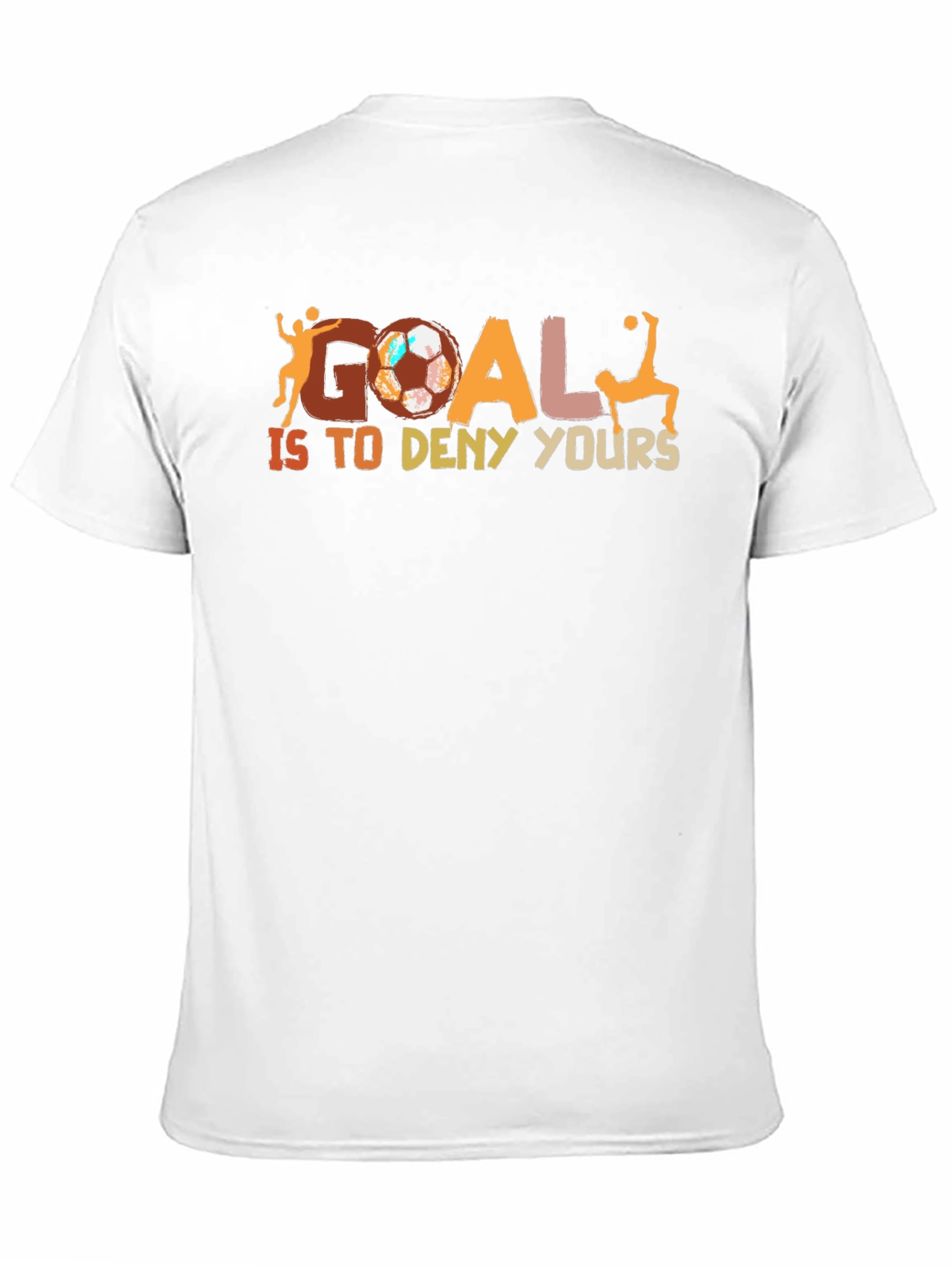 Soccer Goal Graphic T-Shirt - Casual Style