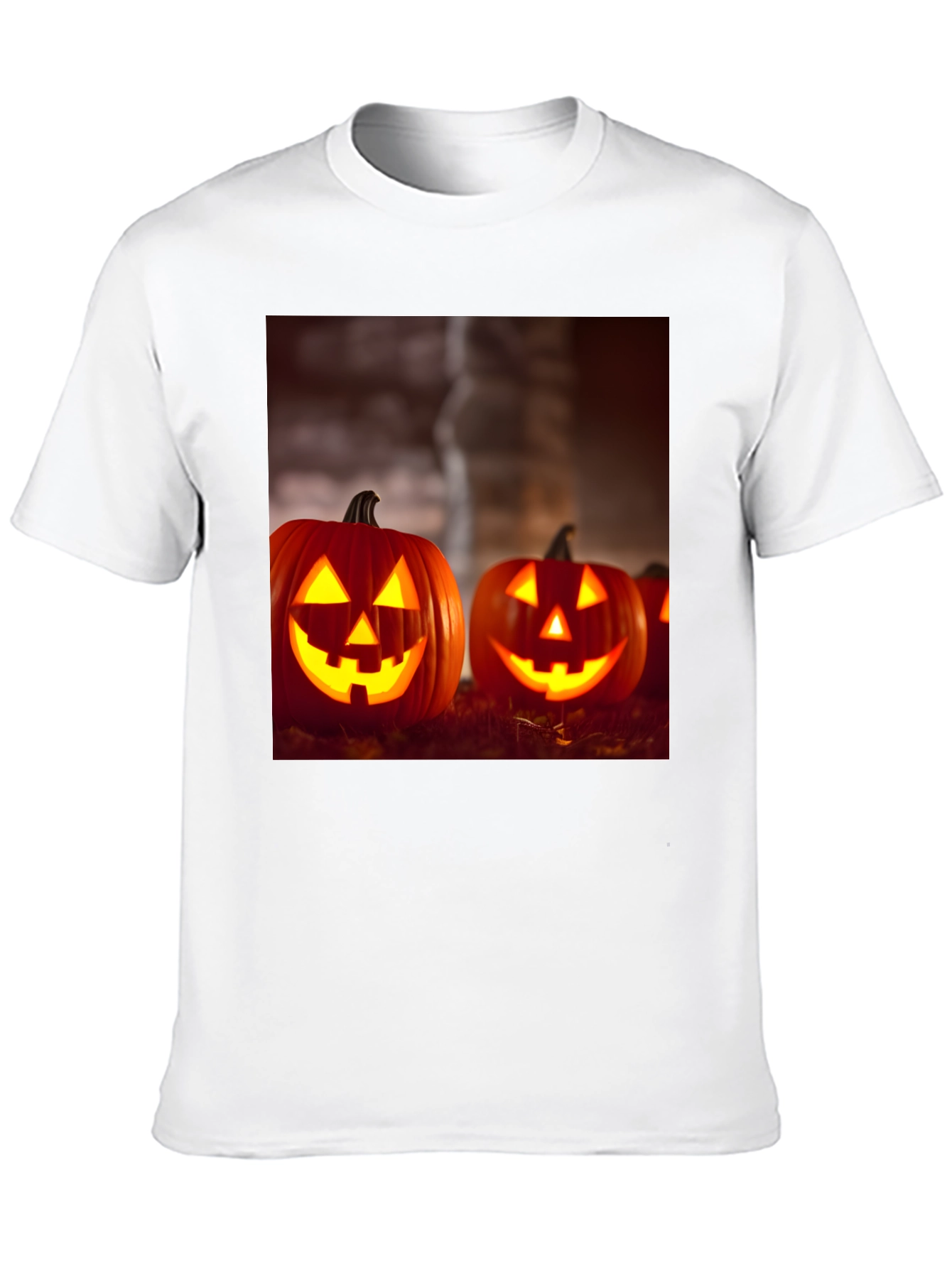 Halloween Pumpkin T-Shirt - Festive Graphic Tee