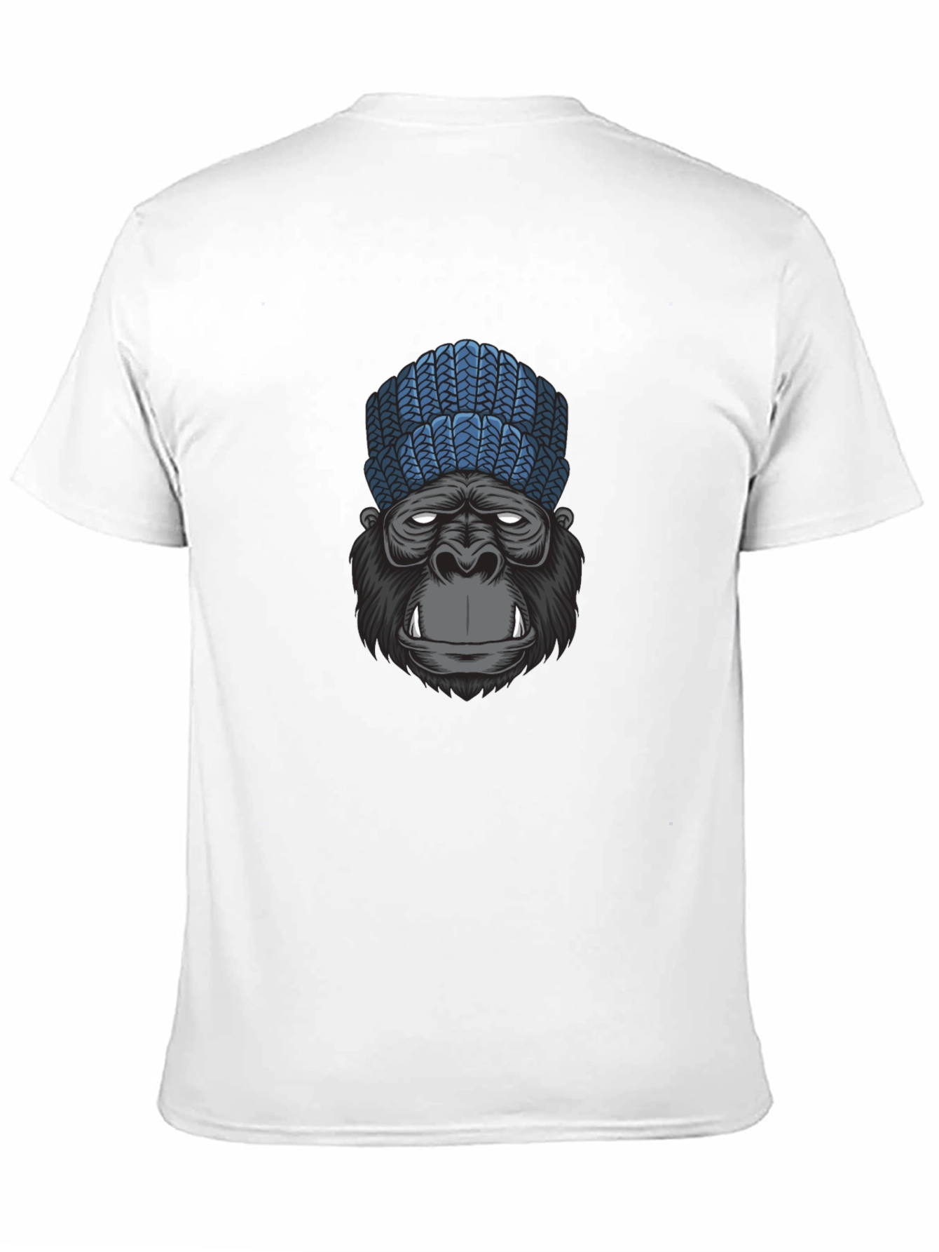 Gorilla Beanie Graphic Tee - Cool & Casual