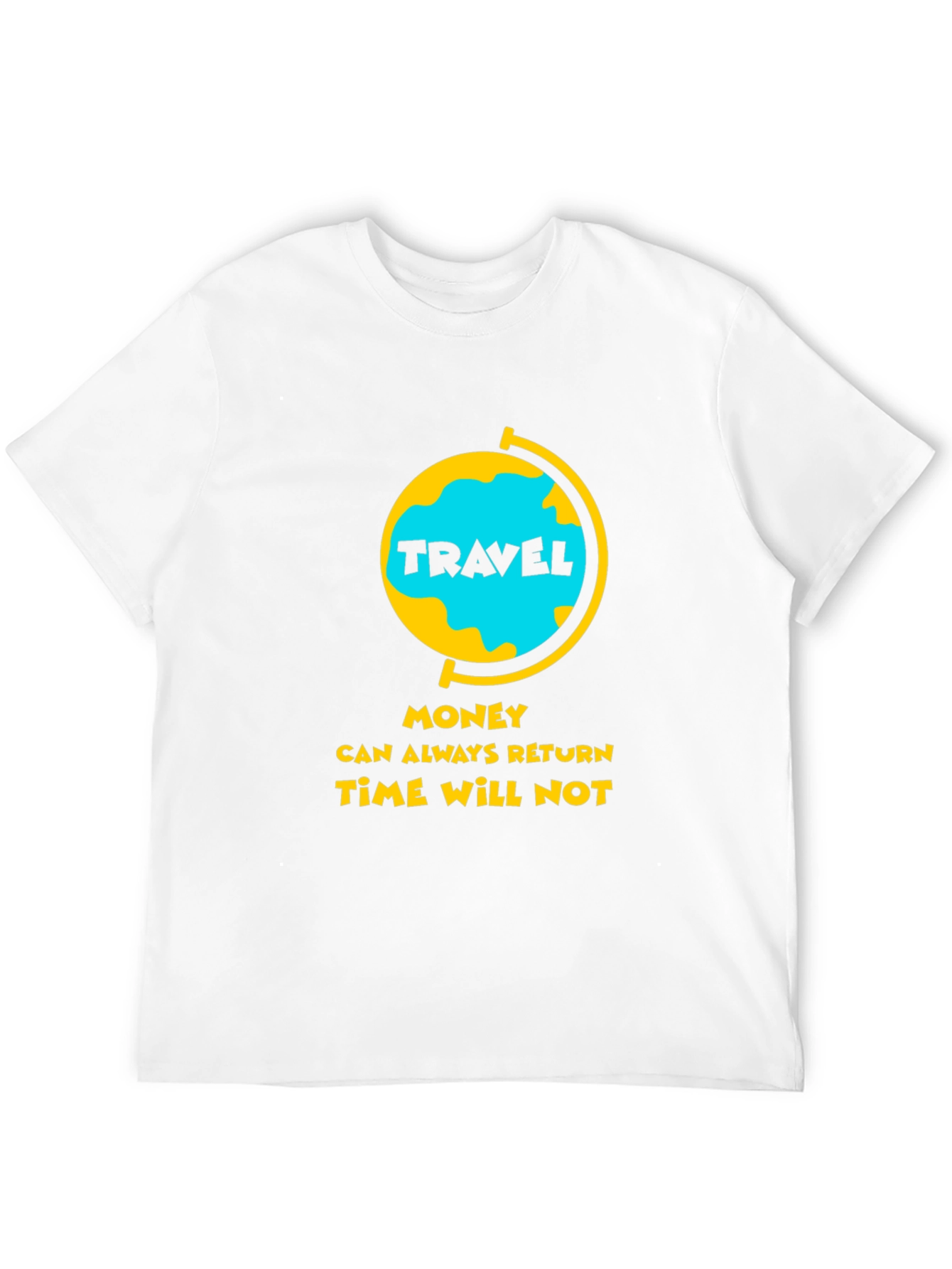 Travel Globe Graphic Tee - Time Will Not