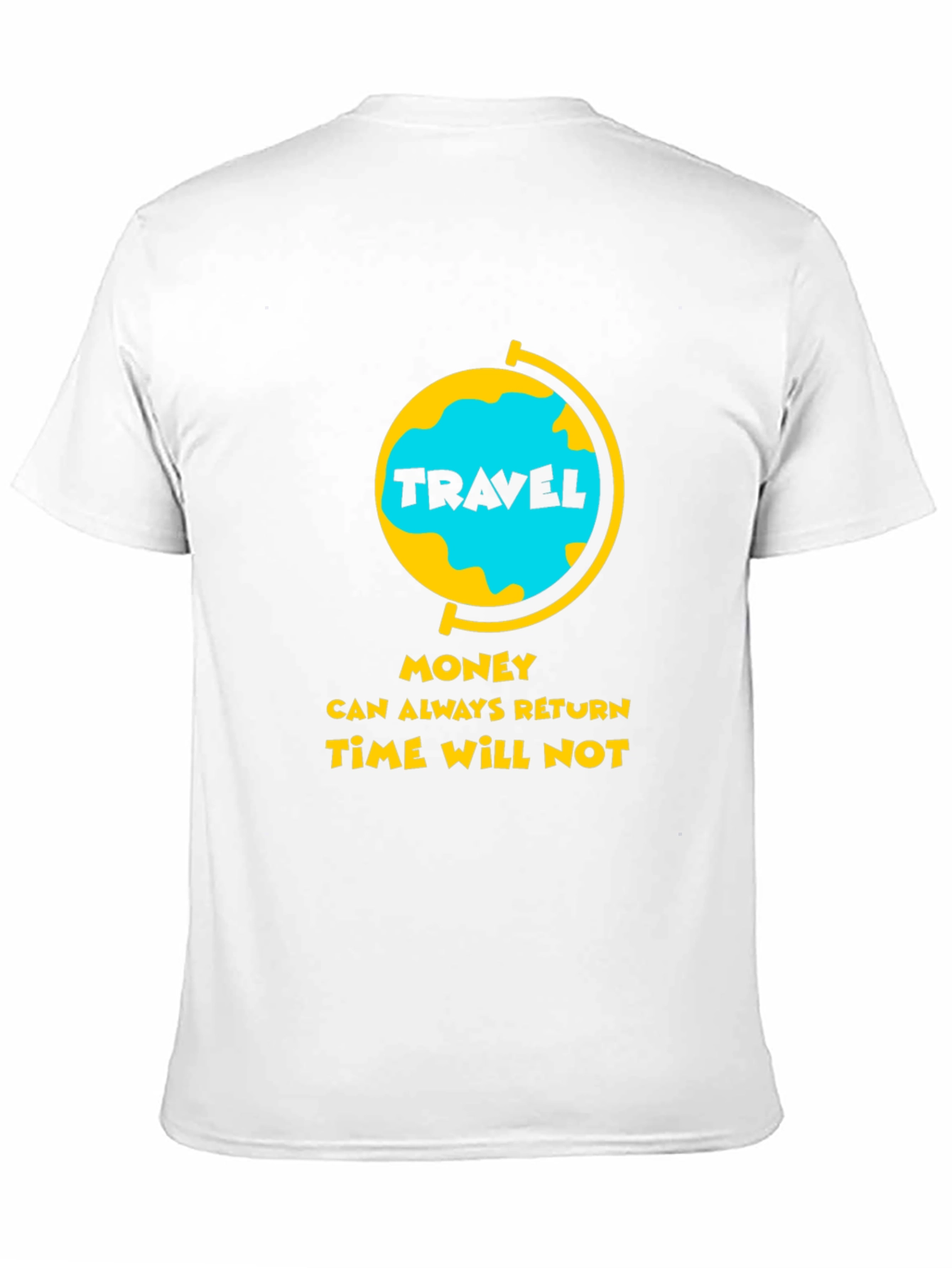 Travel Globe Graphic Tee - Time Will Not