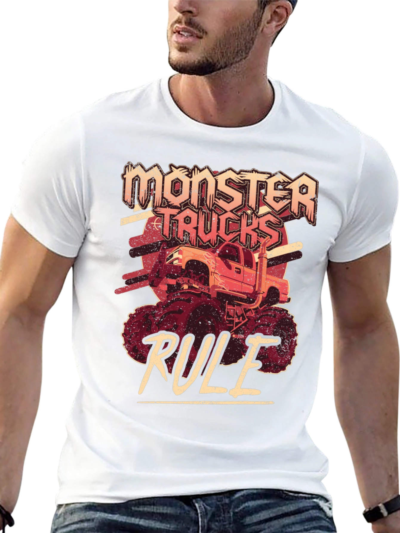 Monster Trucks Rule Graphic Tee