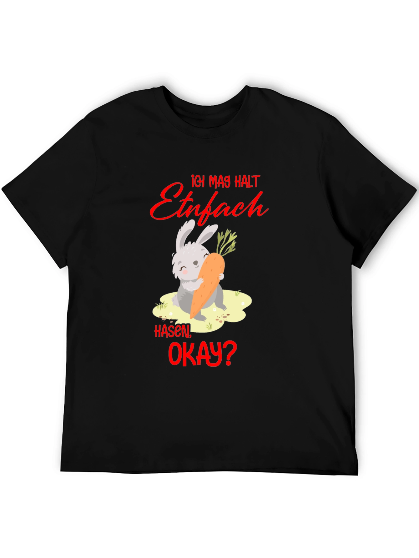 Funny Ich mag halt Hasen okay? Bunny T-Shirt