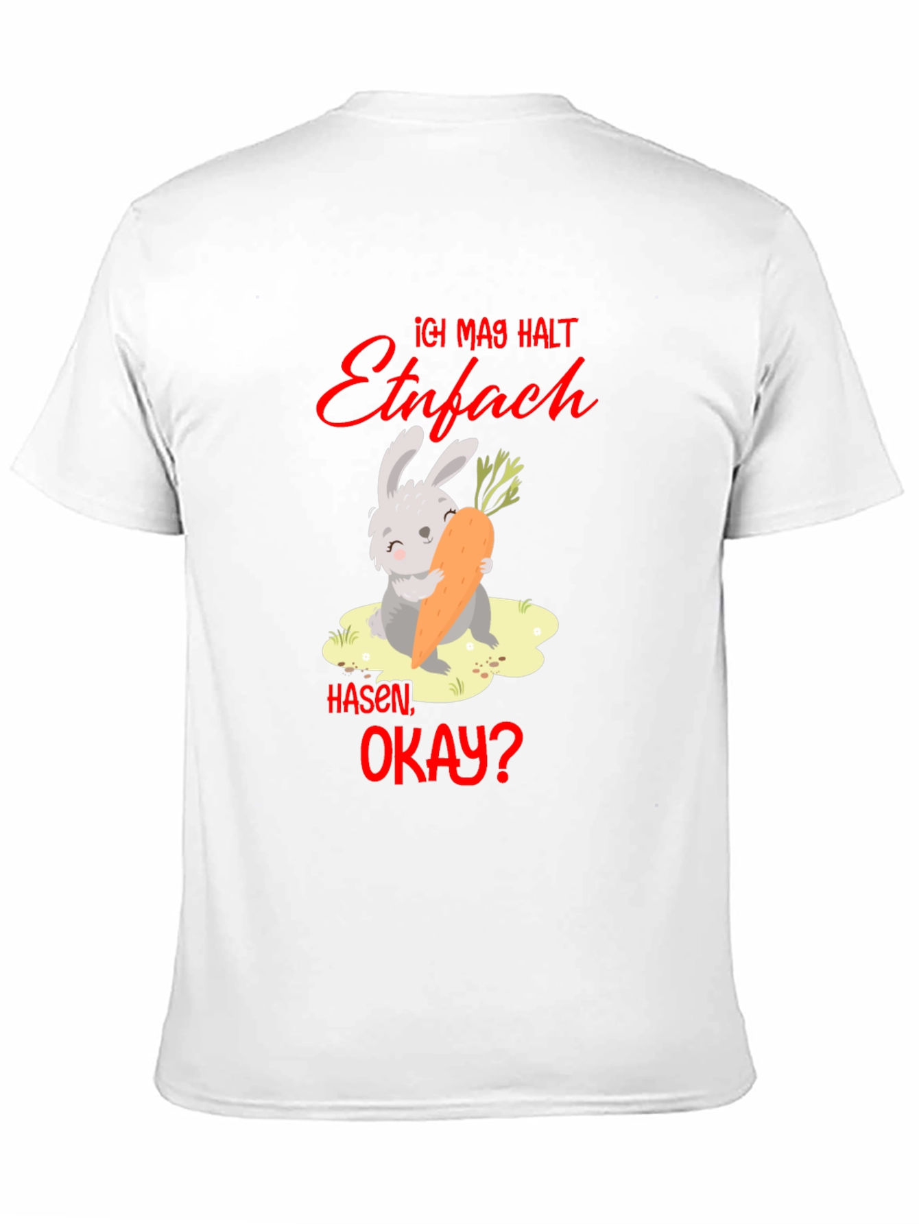 Funny Ich mag halt Hasen okay? Bunny T-Shirt