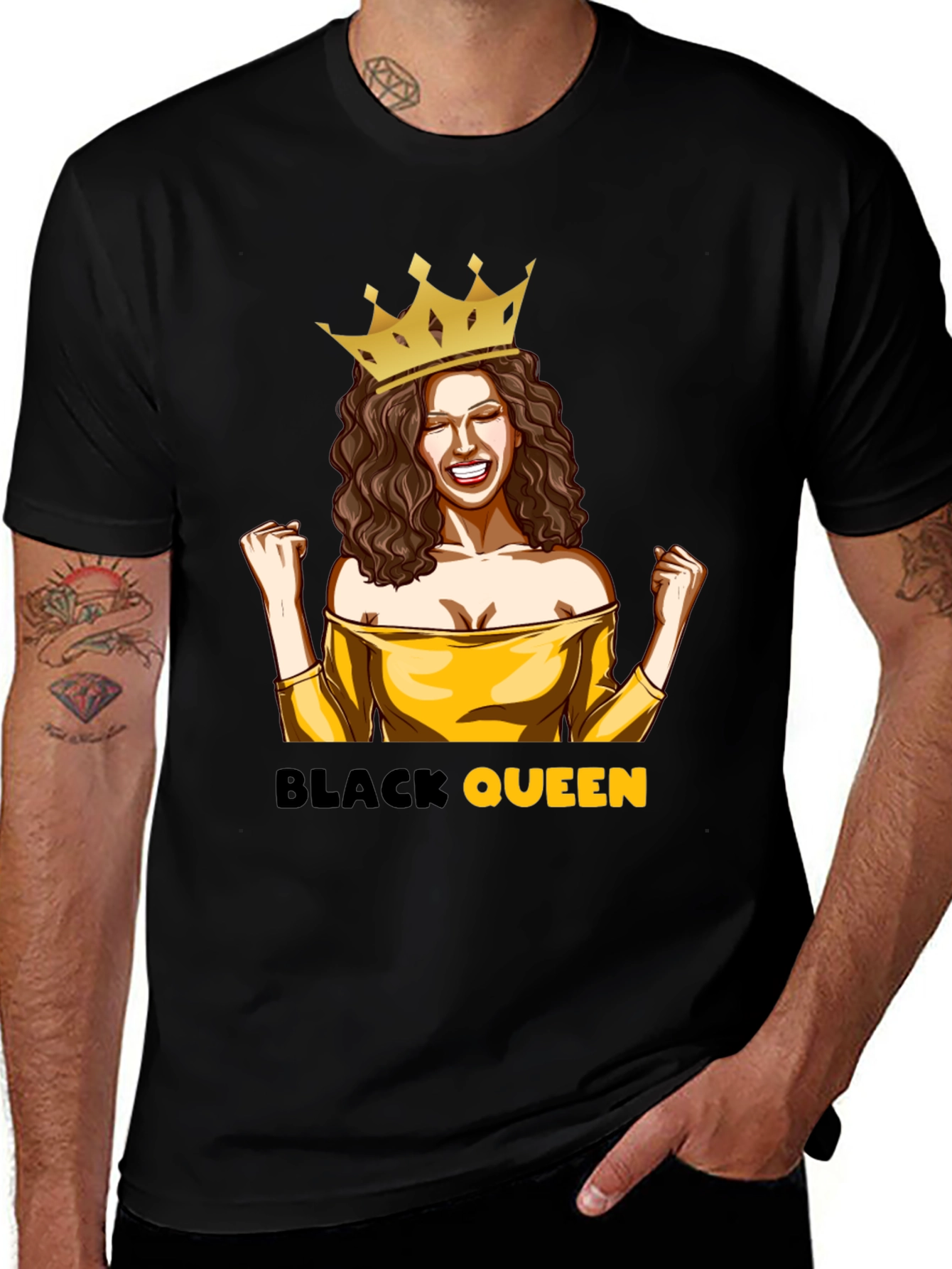 Black Queen Graphic T-Shirt - Stylish & Trendy