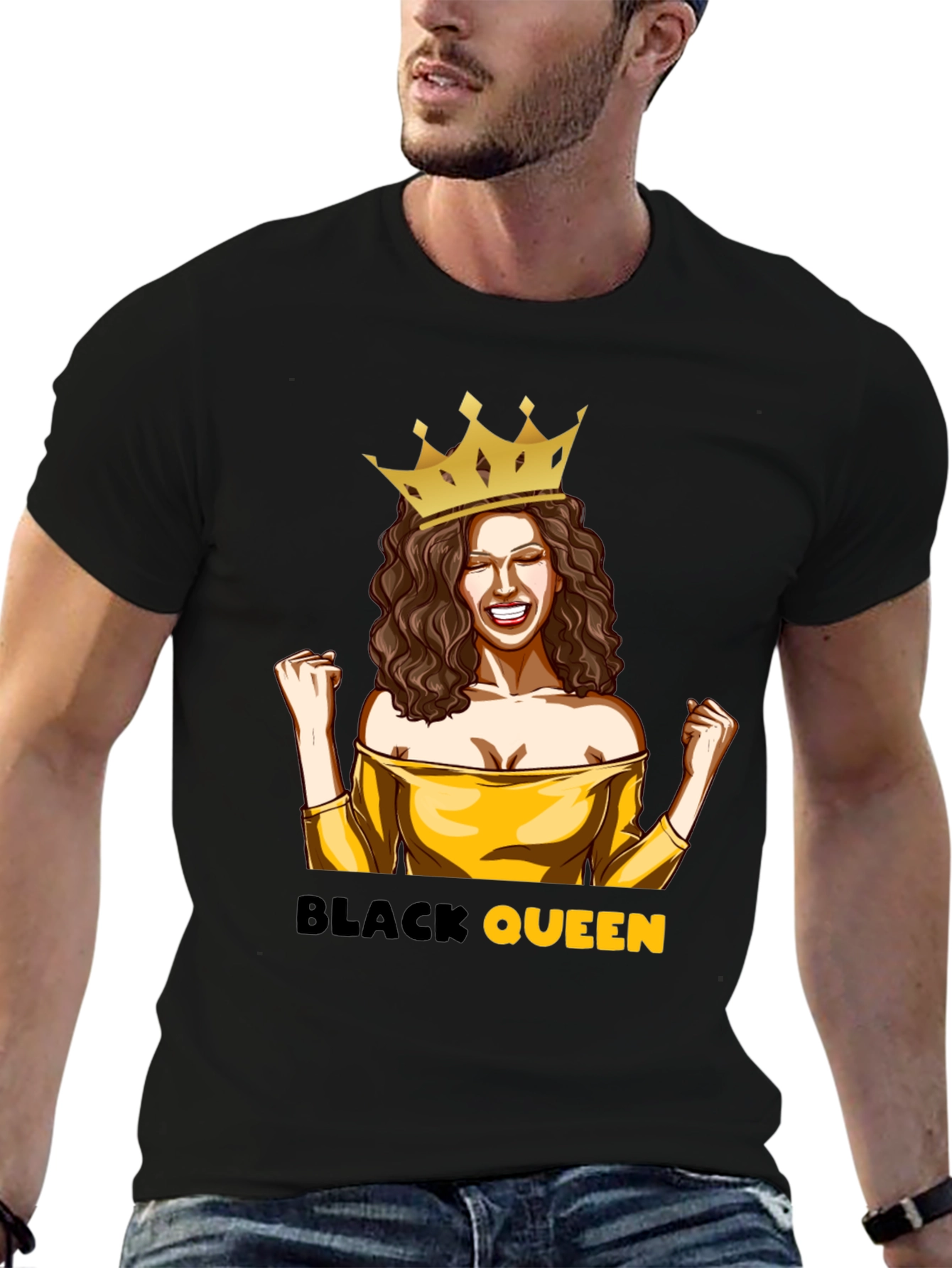 Black Queen Graphic T-Shirt - Stylish & Trendy