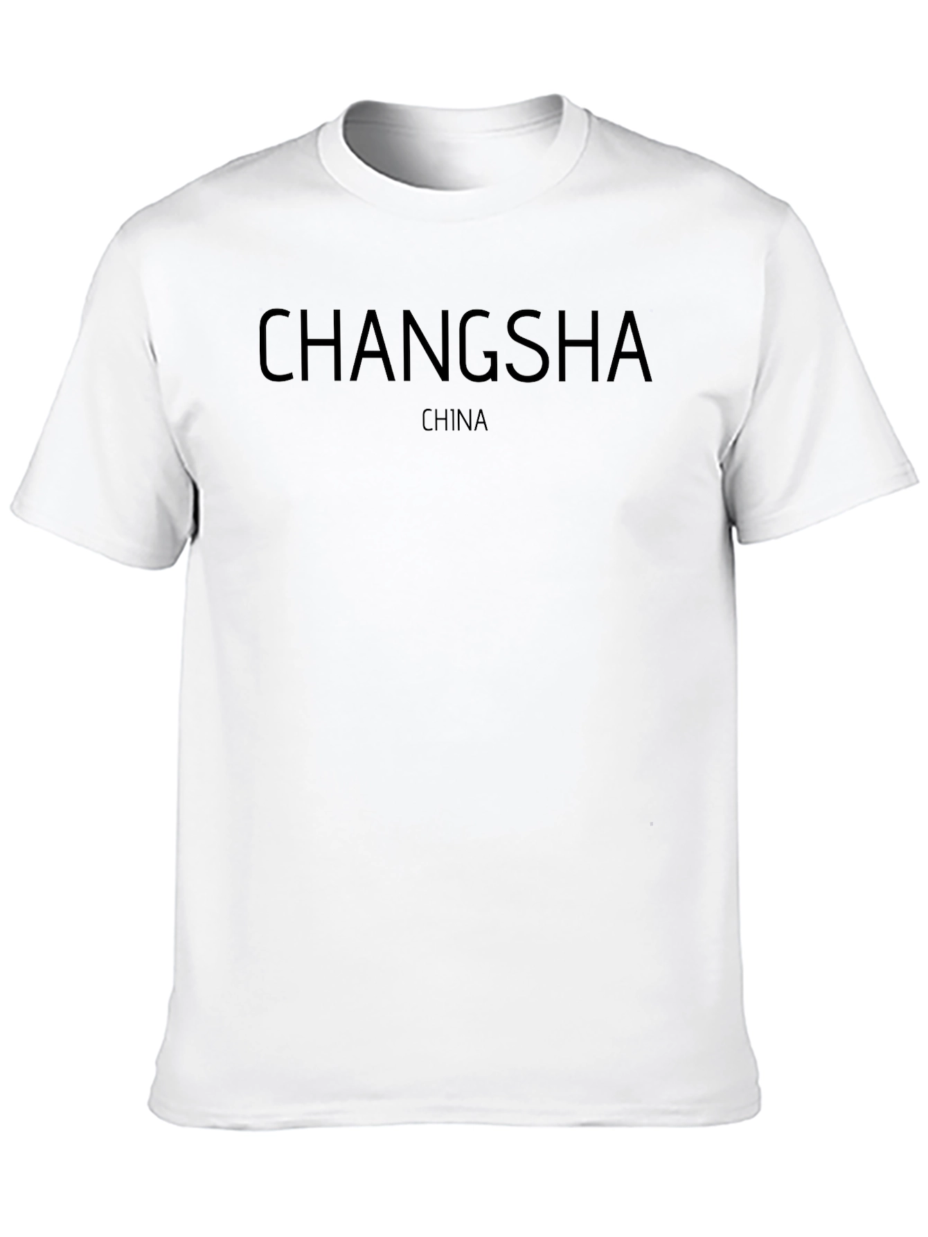 Changsha China Black Graphic T-Shirt