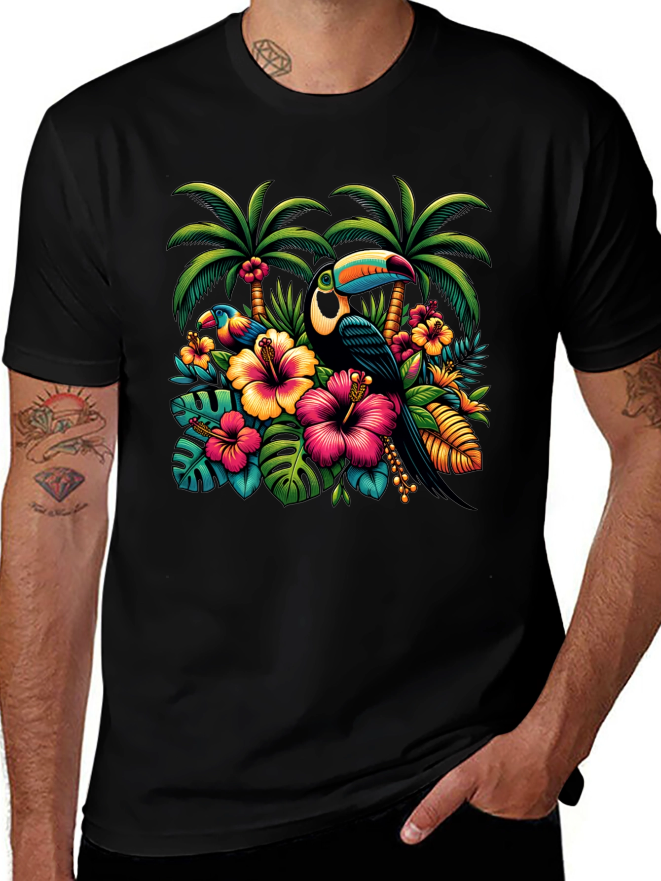 Tropical Toucan Graphic Tee